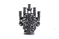 Candleholder of 5-Candle black - 10.2 in. Tereri