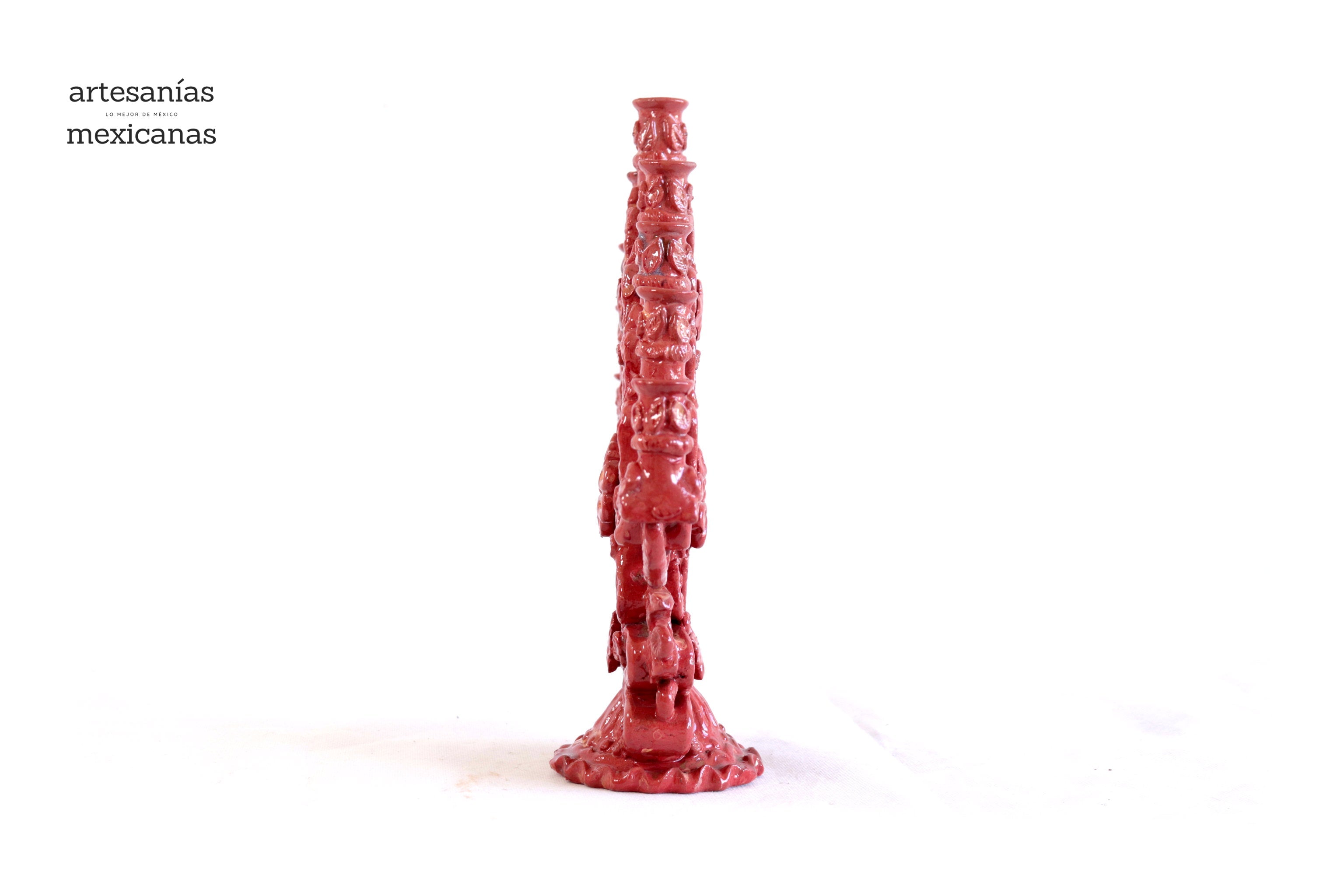 Candleholder red of 9 candles - 7 in. - Made to Order Tereri