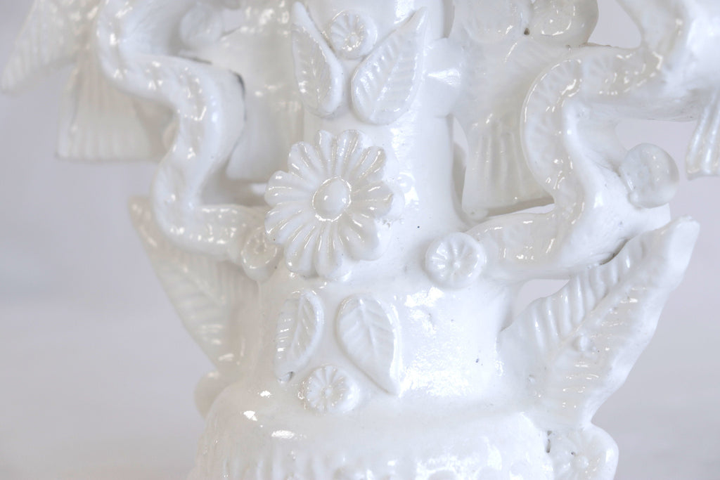 Candleholder of 5-Candle white - 10.2 in. Tereri