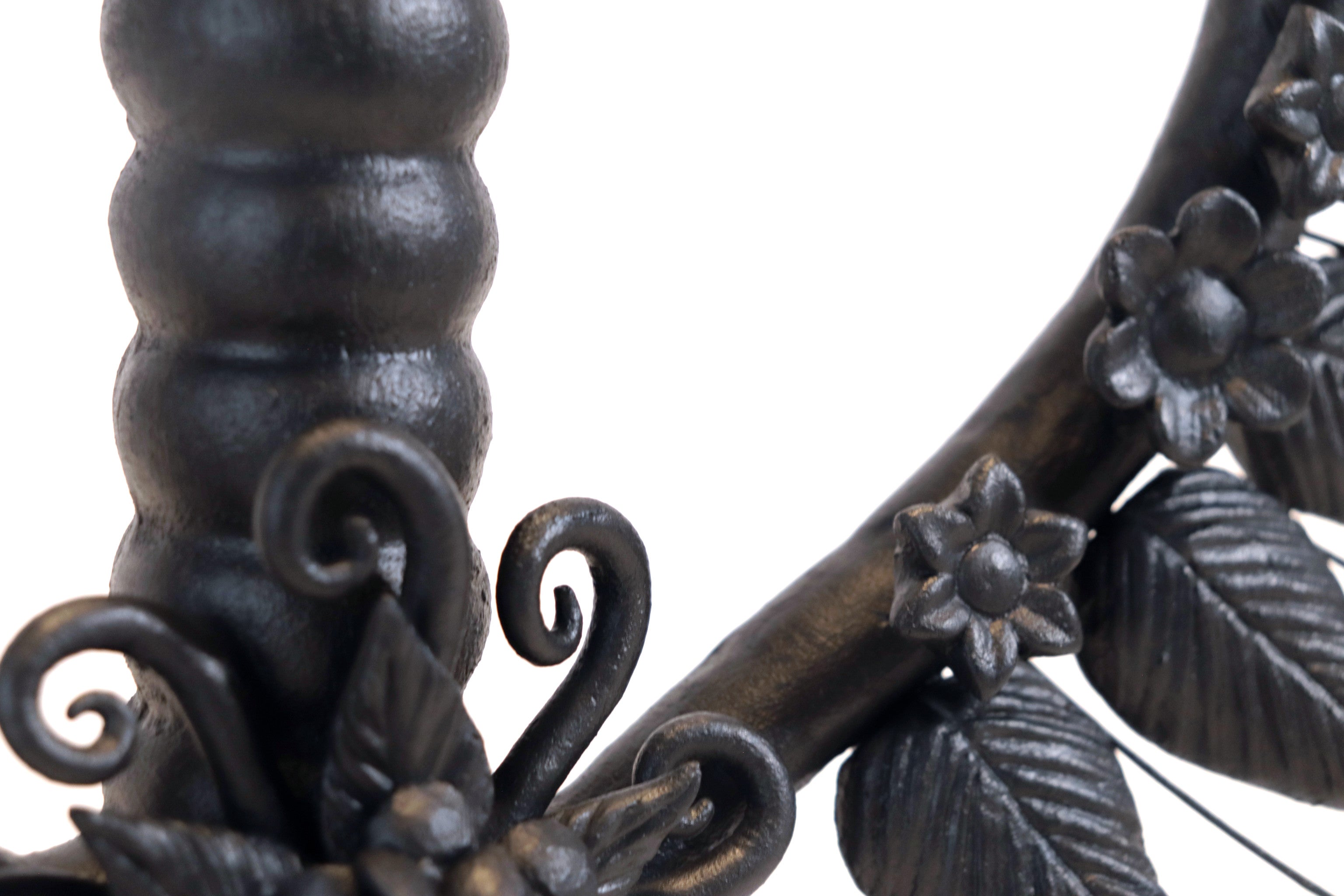 Candleholder of Heart Black Pery