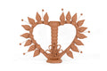 Candleholder of Clay Heart Pery