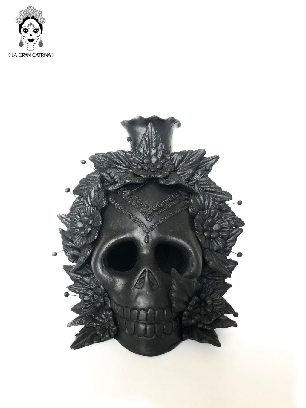 Candleholder Day of the Dead for 1 Candle Brenda Capula