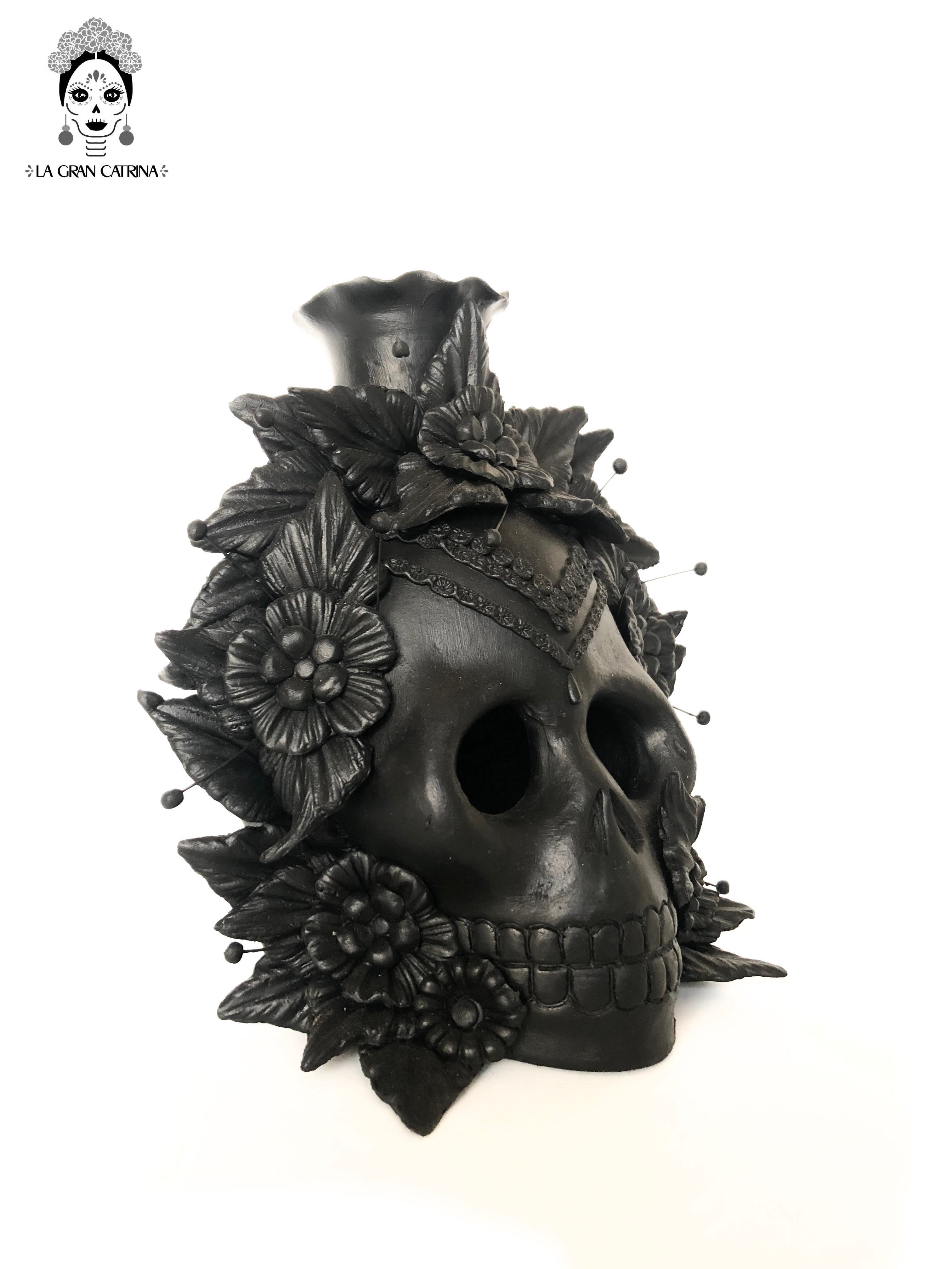 Candleholder Day of the Dead for 1 Candle Brenda Capula