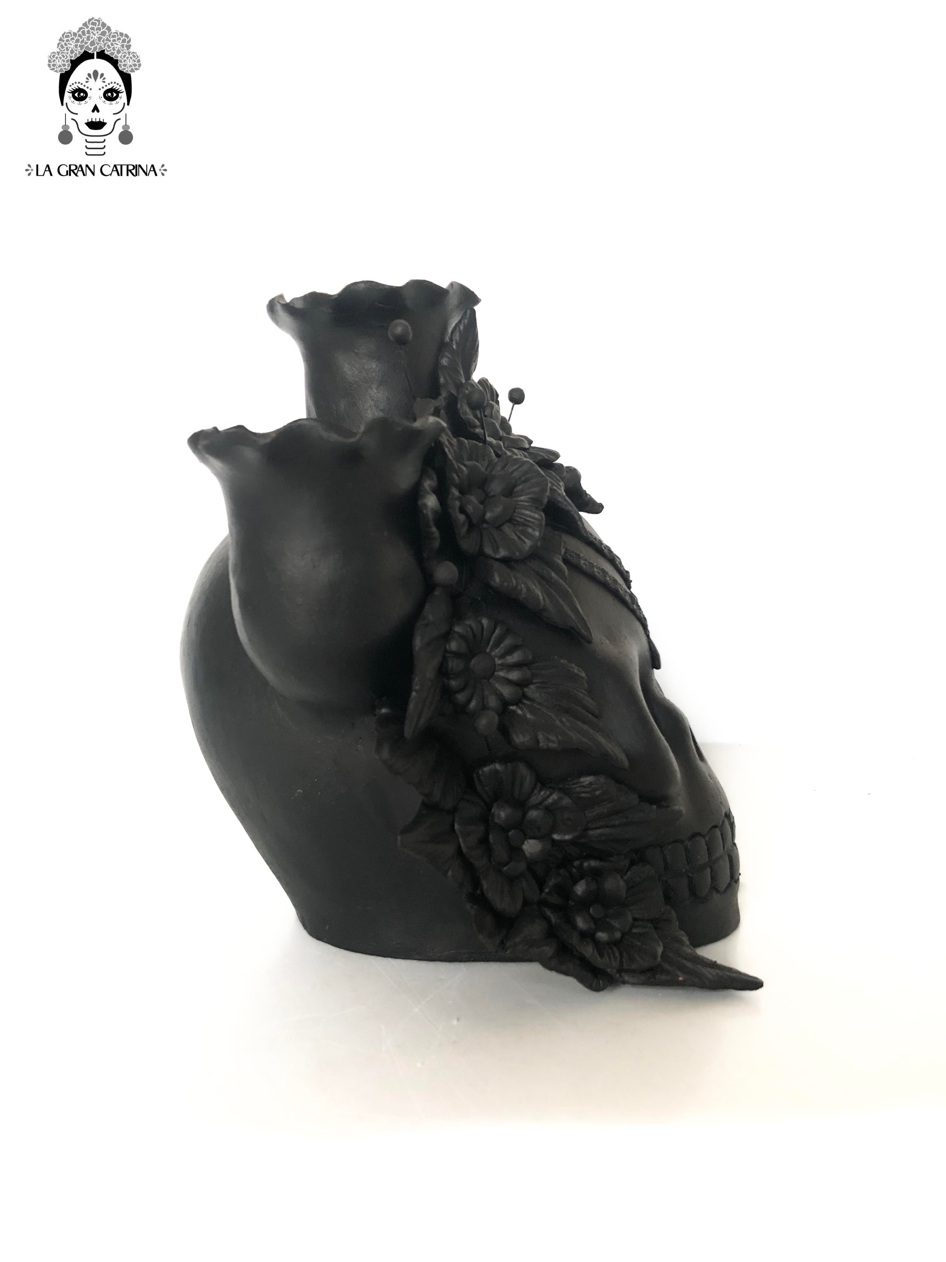 Candleholder Day of the Dead for 3-Candle - Model #1 Brenda Capula