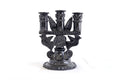 3-Candle Candleholder black - 9 in. Tereri