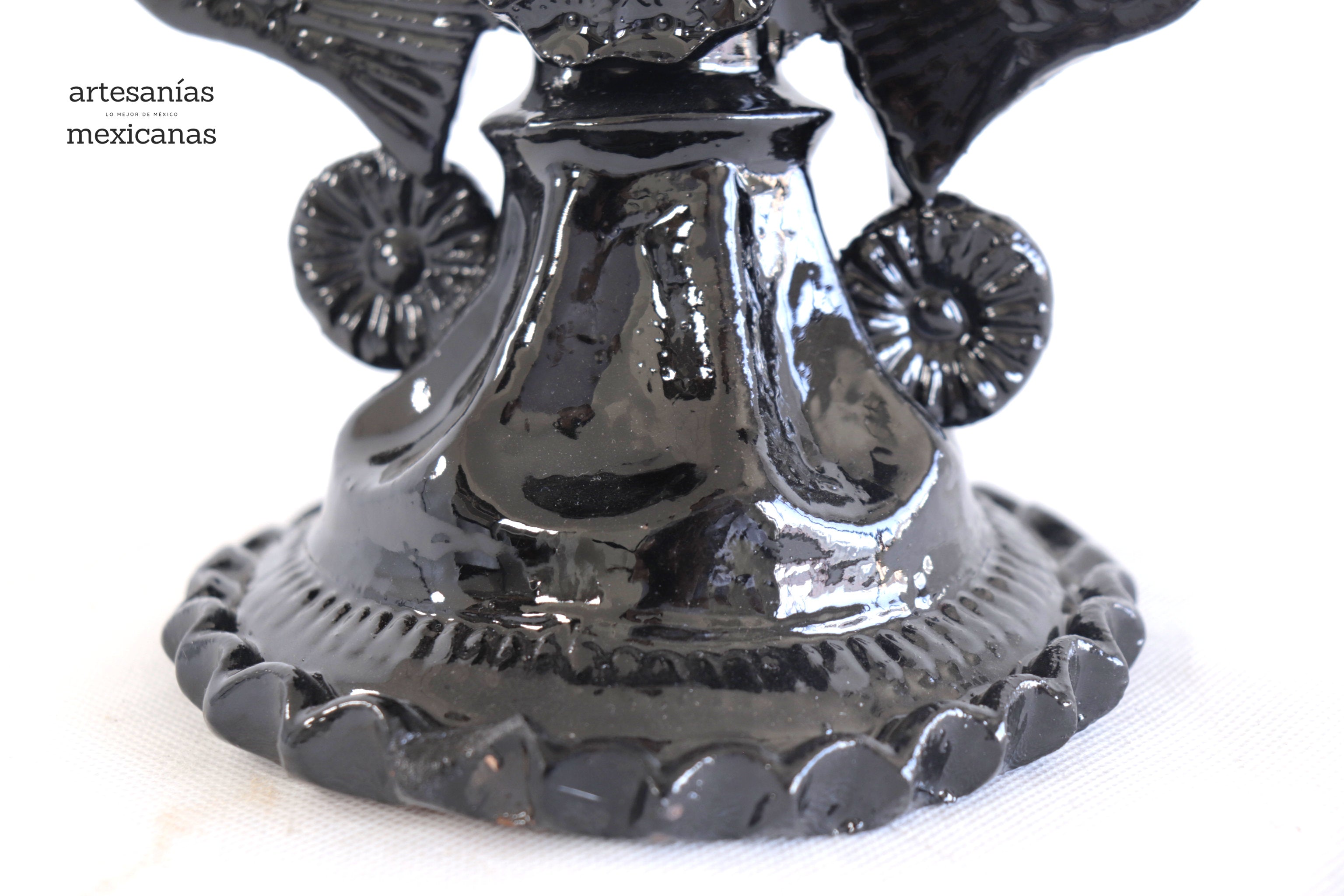 3-Candle Candleholder black - 9 in. Tereri