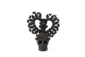 Candleholder Day of the Dead Black - 11.5 in. Pery