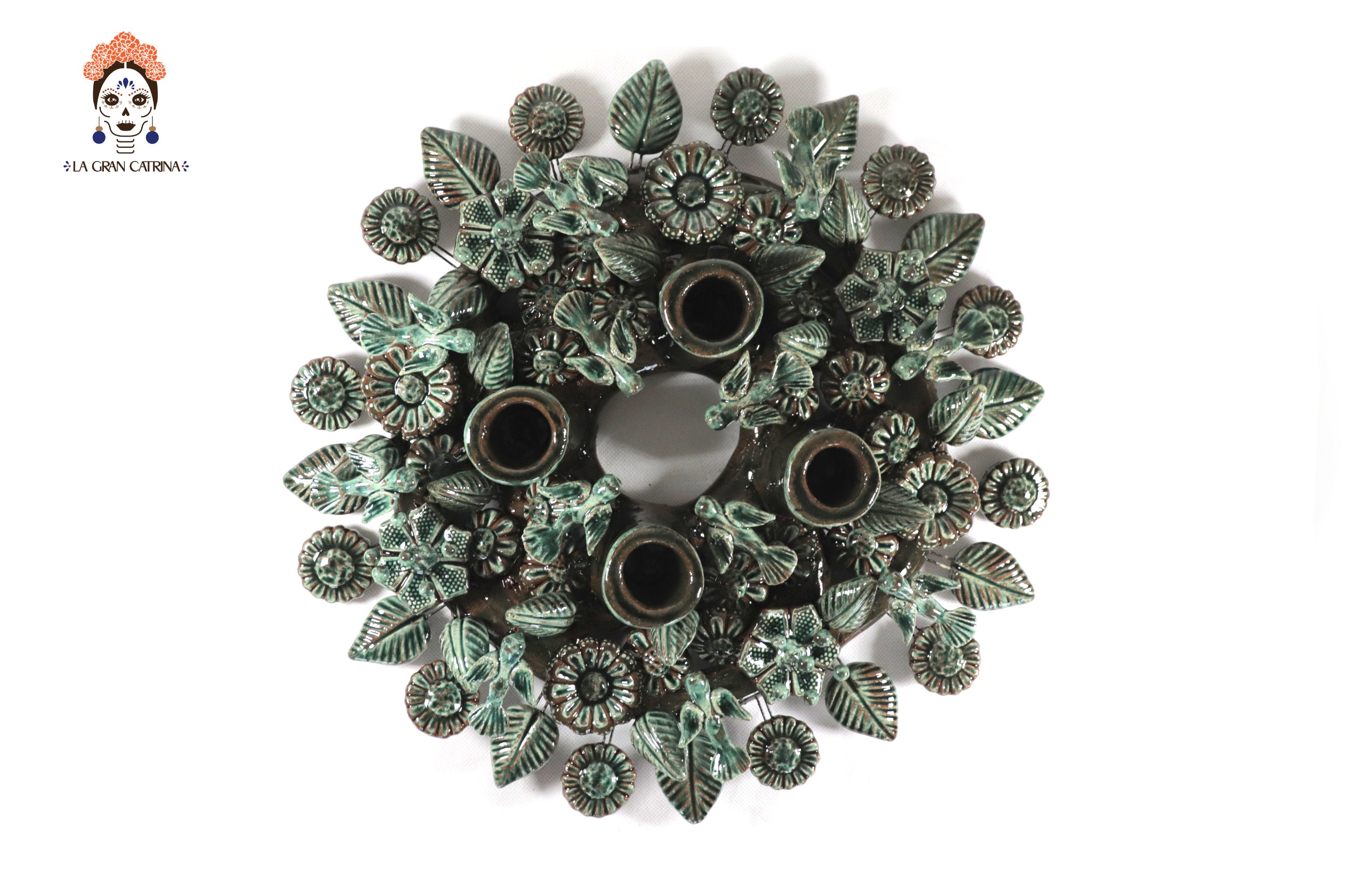 Crown of Adviento Green - 13.7 in. Montoya