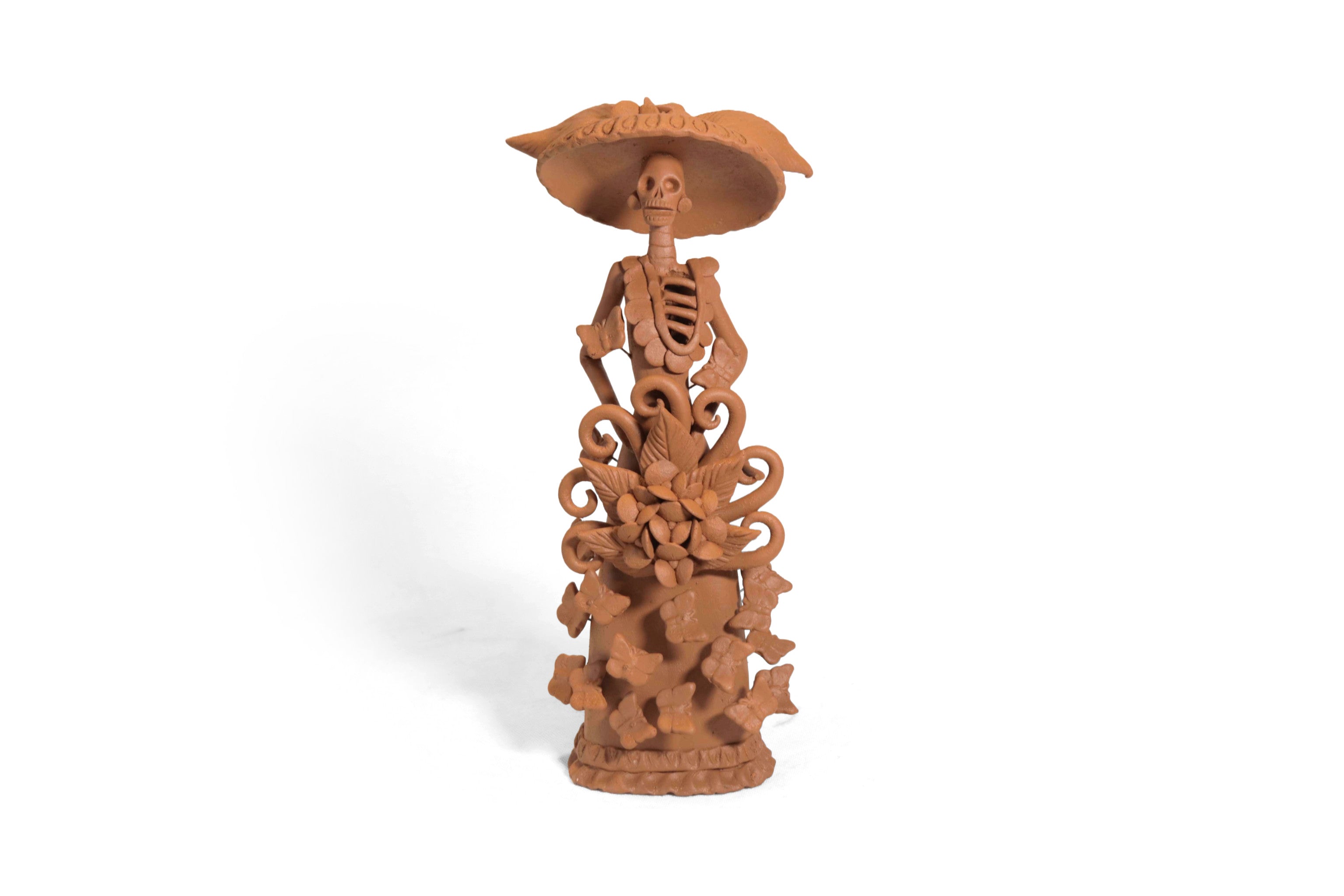 Pair of Catrinas Clay - 12 in. Pery