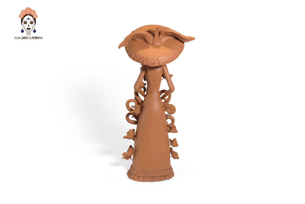Pair of Catrinas Clay - 12 in. Pery