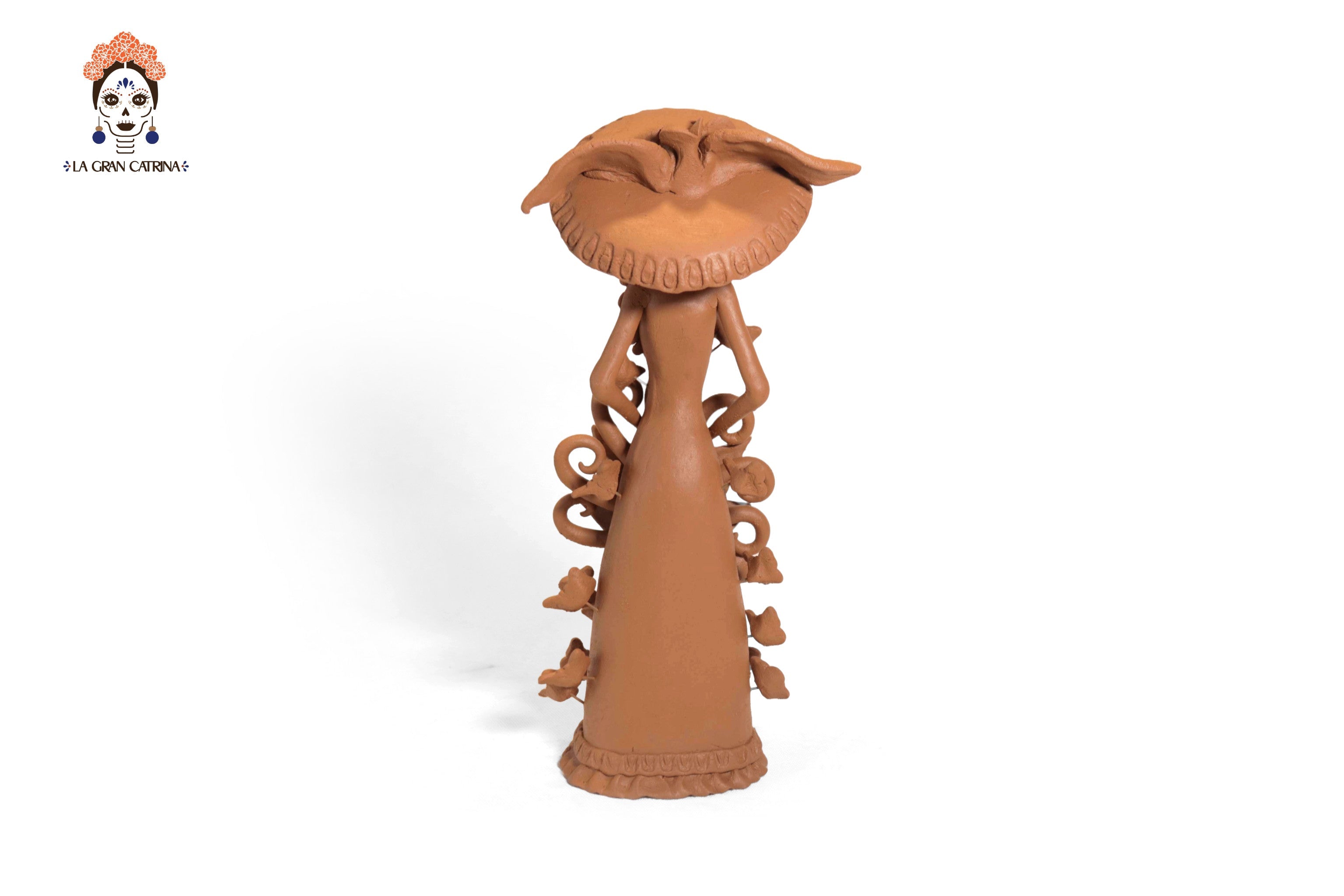 Pair of Catrinas Clay - 12 in. Pery