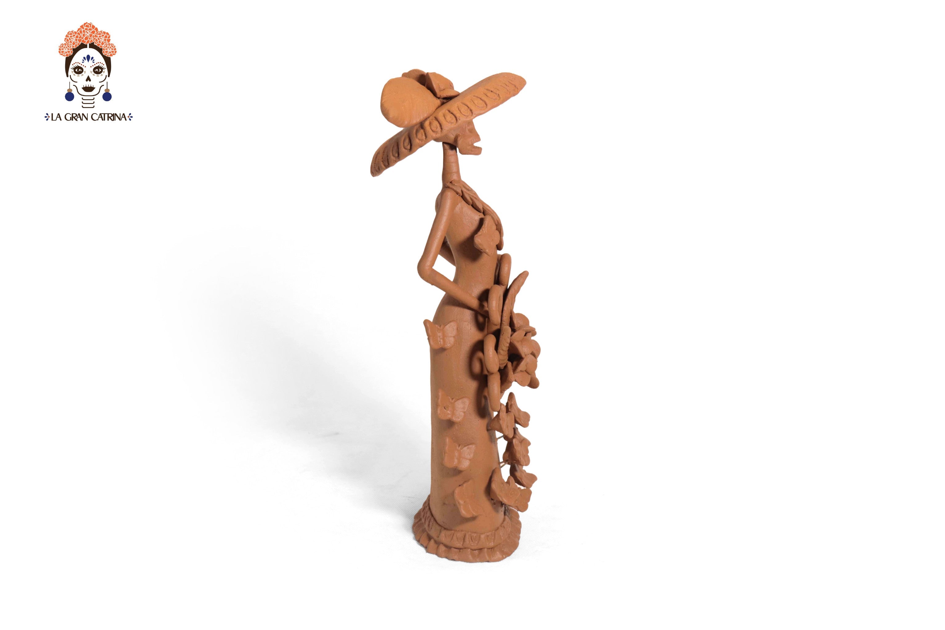 Pair of Catrinas Clay - 12 in. Pery