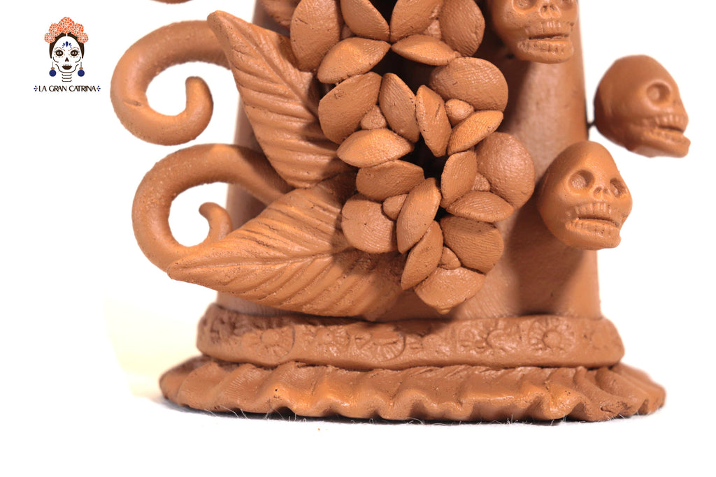 Pair of Catrinas Clay - 12 in. Pery