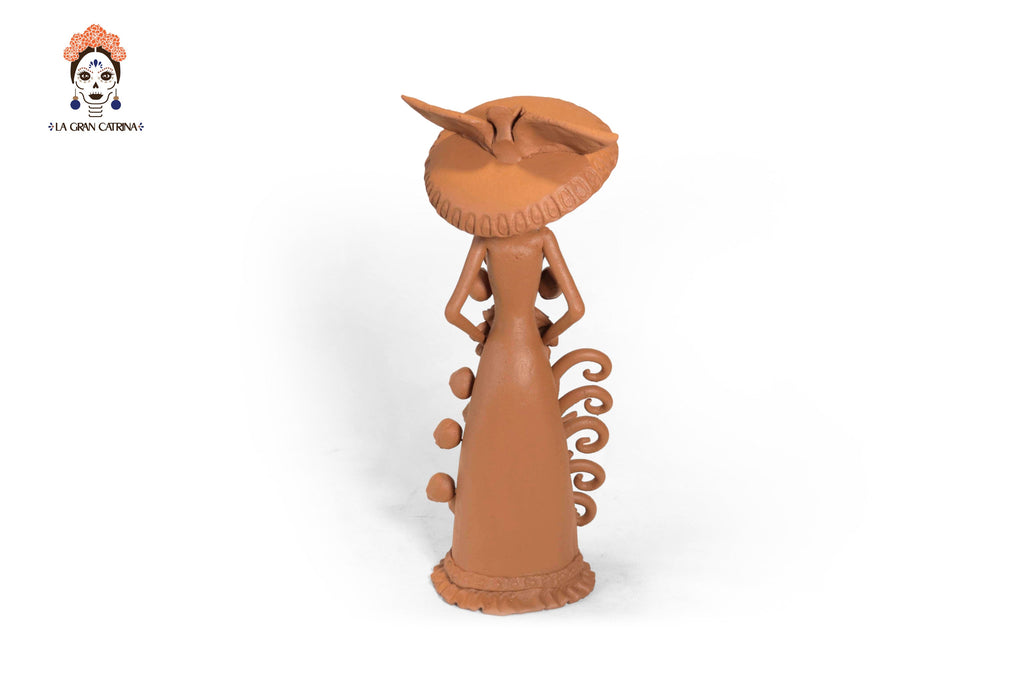 Pair of Catrinas Clay - 12 in. Pery