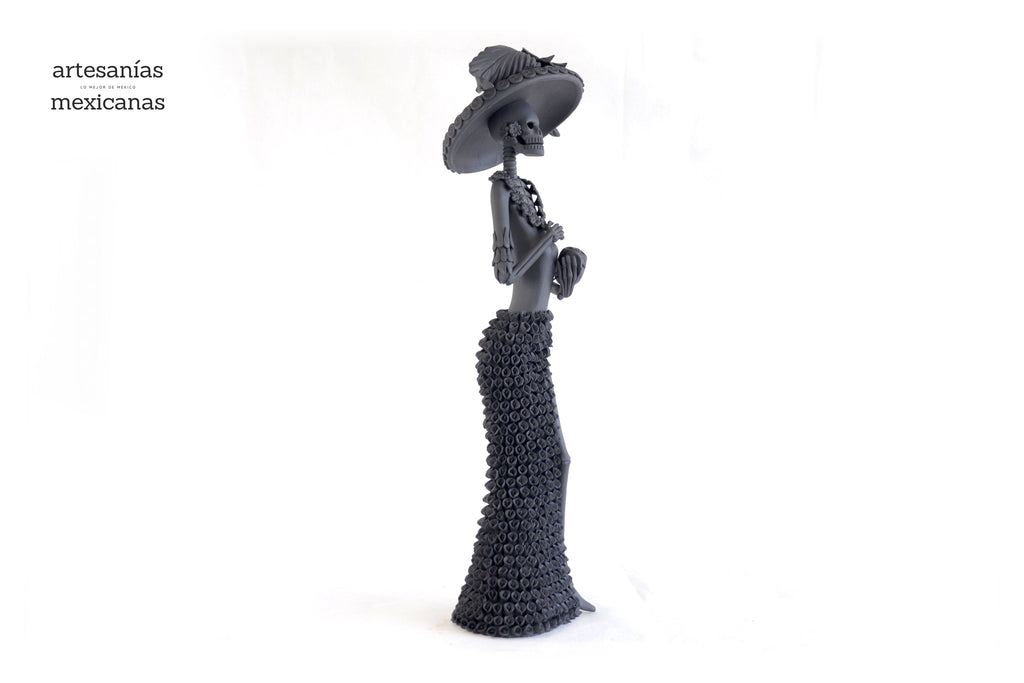 Catrina black with Alcatraces - 20 in. - in. Production Adan