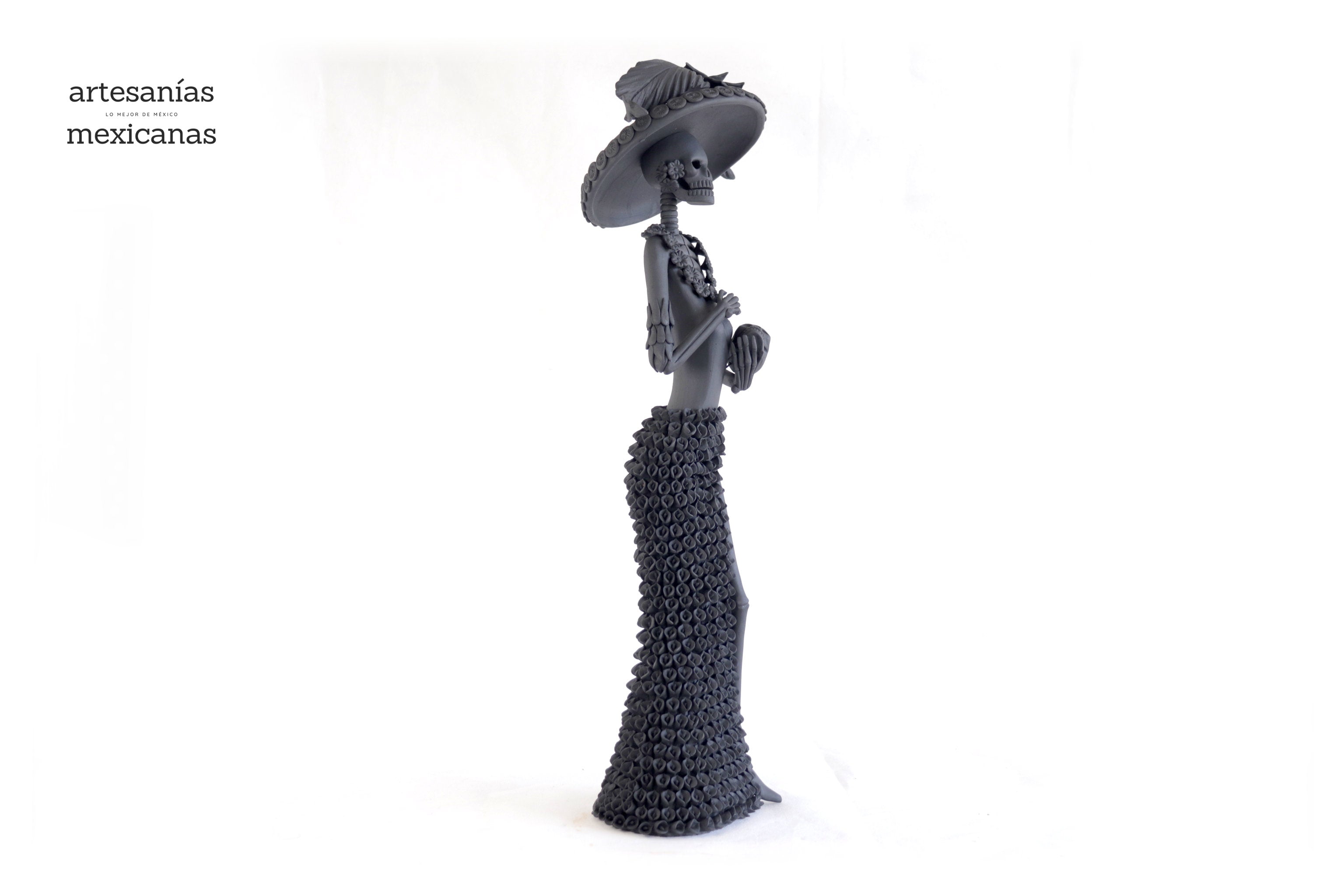 Catrina black with Alcatraces - 20 in. - in. Production Adan