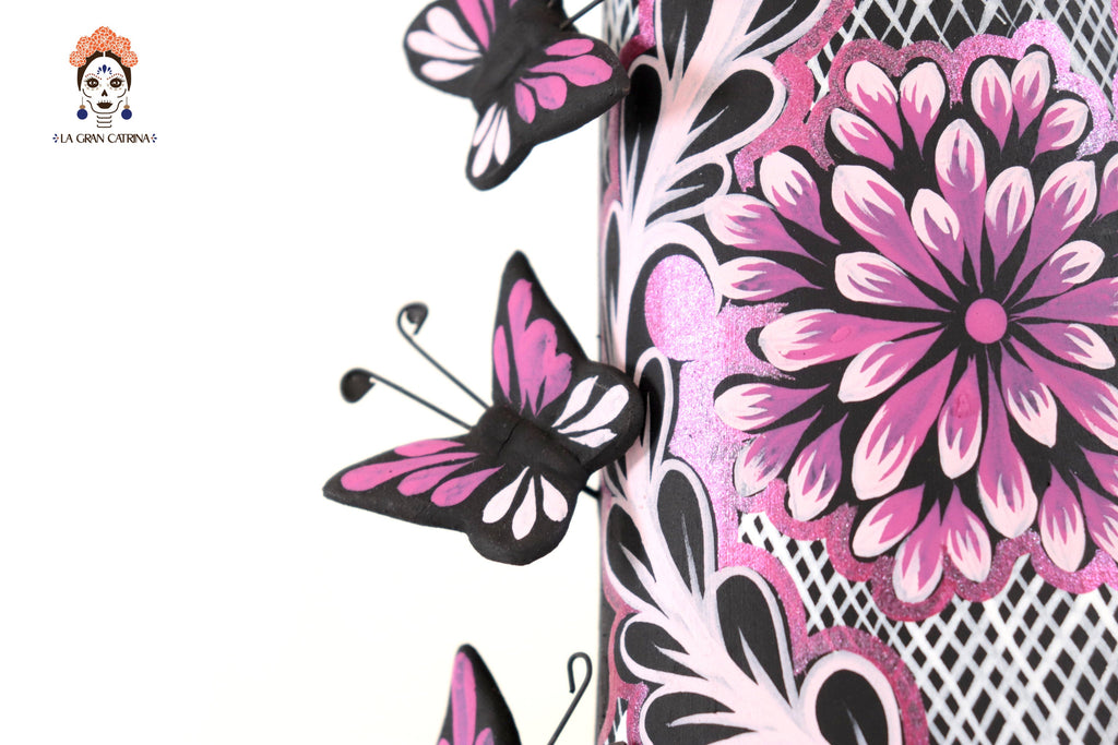 Catrinas hermanas of butterflies - Pink - 20 in. Adan