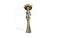 Catrina with vestido of red flowers - 20 in. Adan