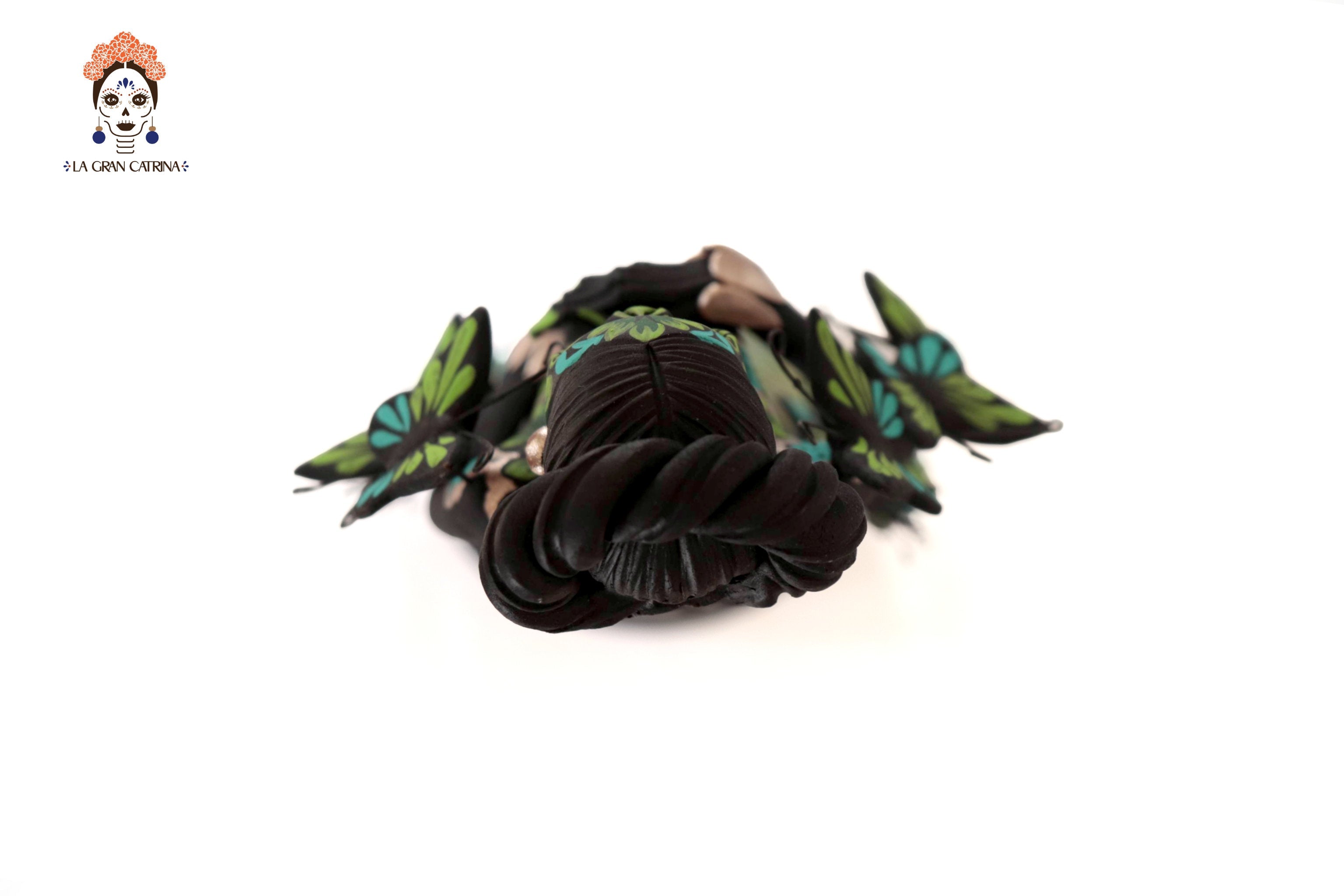 Catrinas hermanas of butterflies - Green - 20 in. Adan