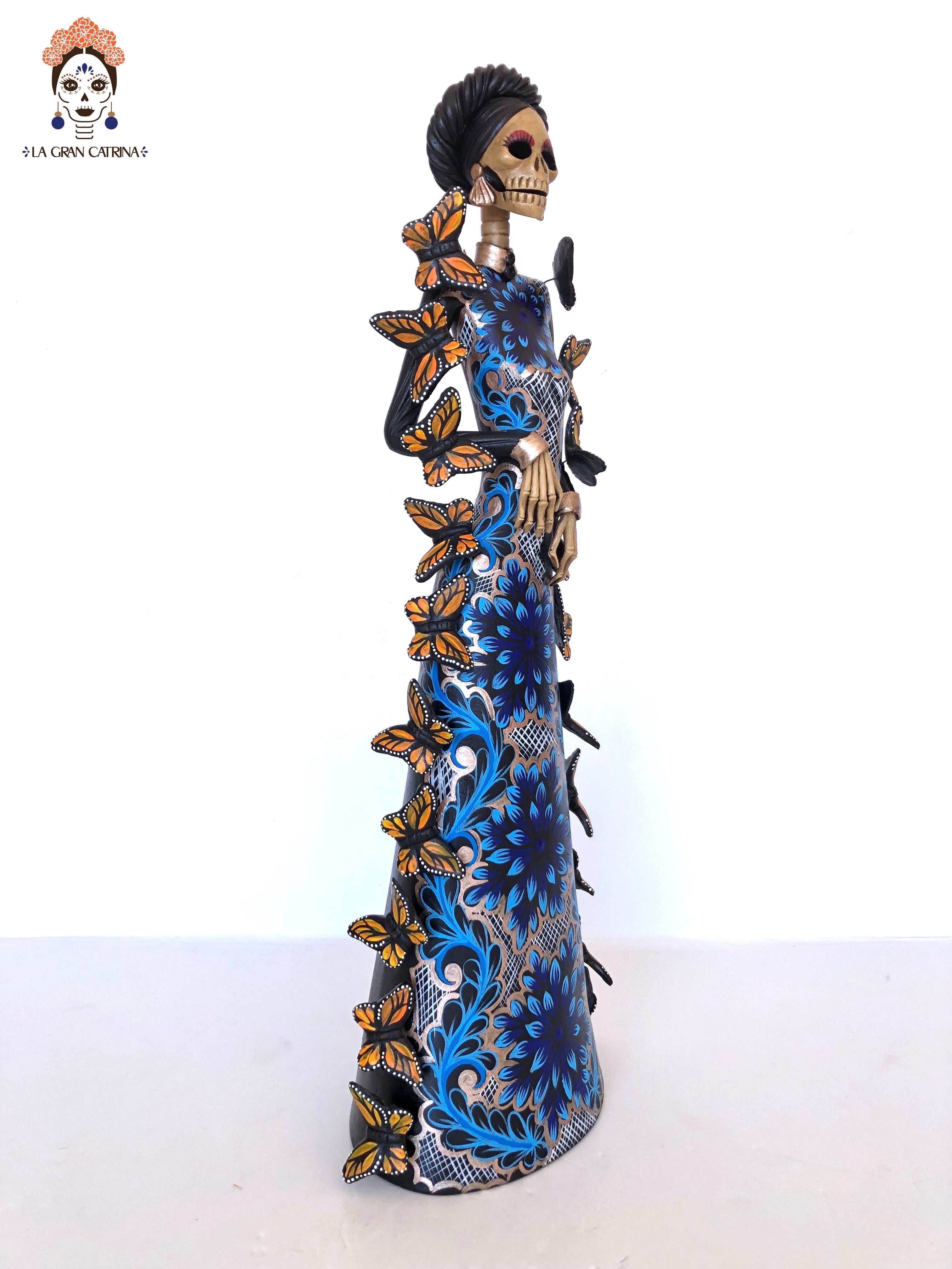 Catrina monarca Blue - 20 in. - in. Production Adan