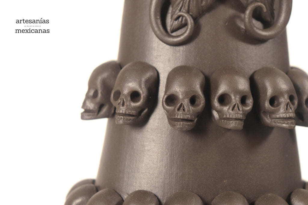 Catrina with Calaveritas Brown - 20 in. - in. Production Adan
