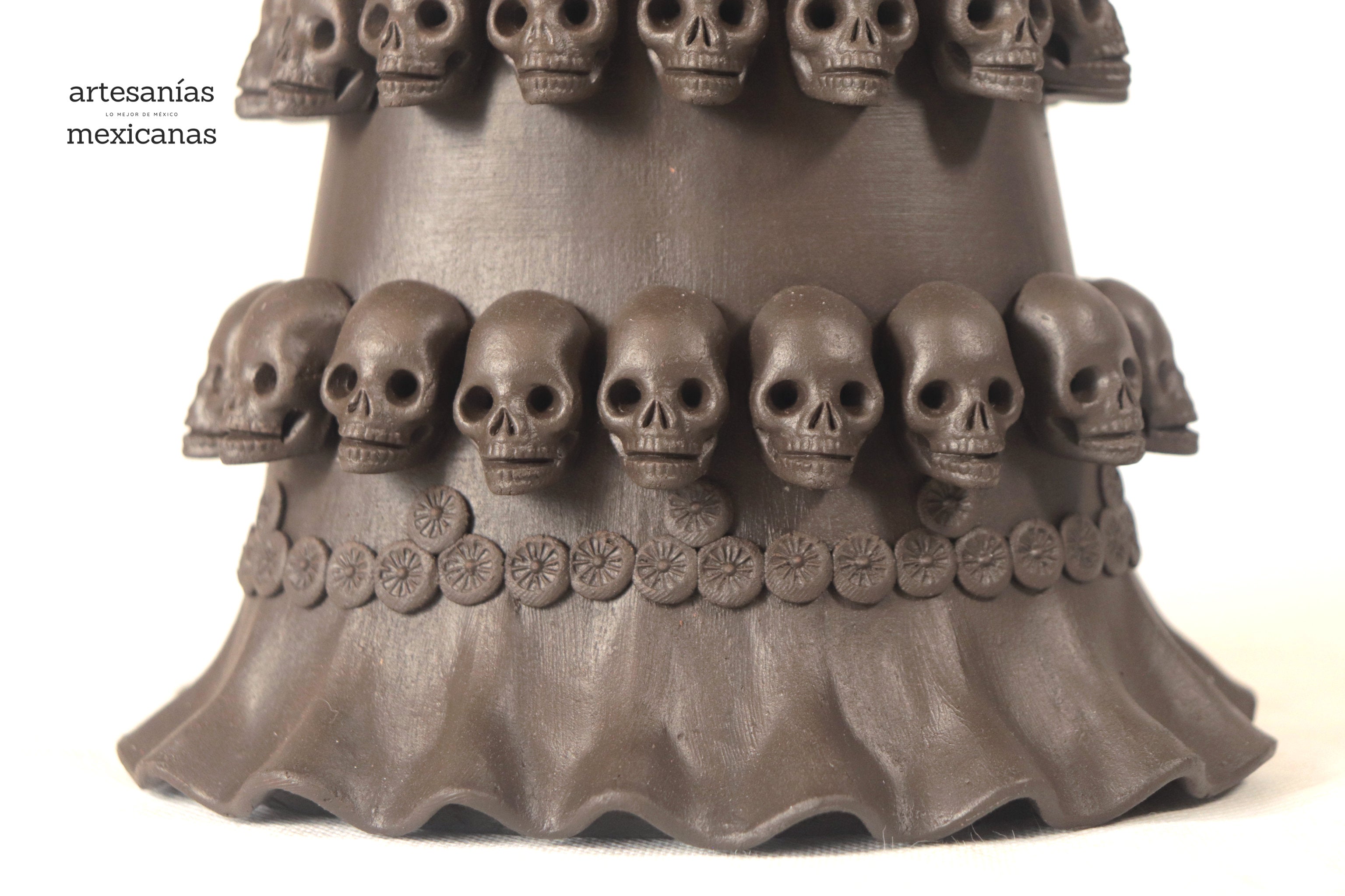 Catrina with Calaveritas Brown - 20 in. - in. Production Adan