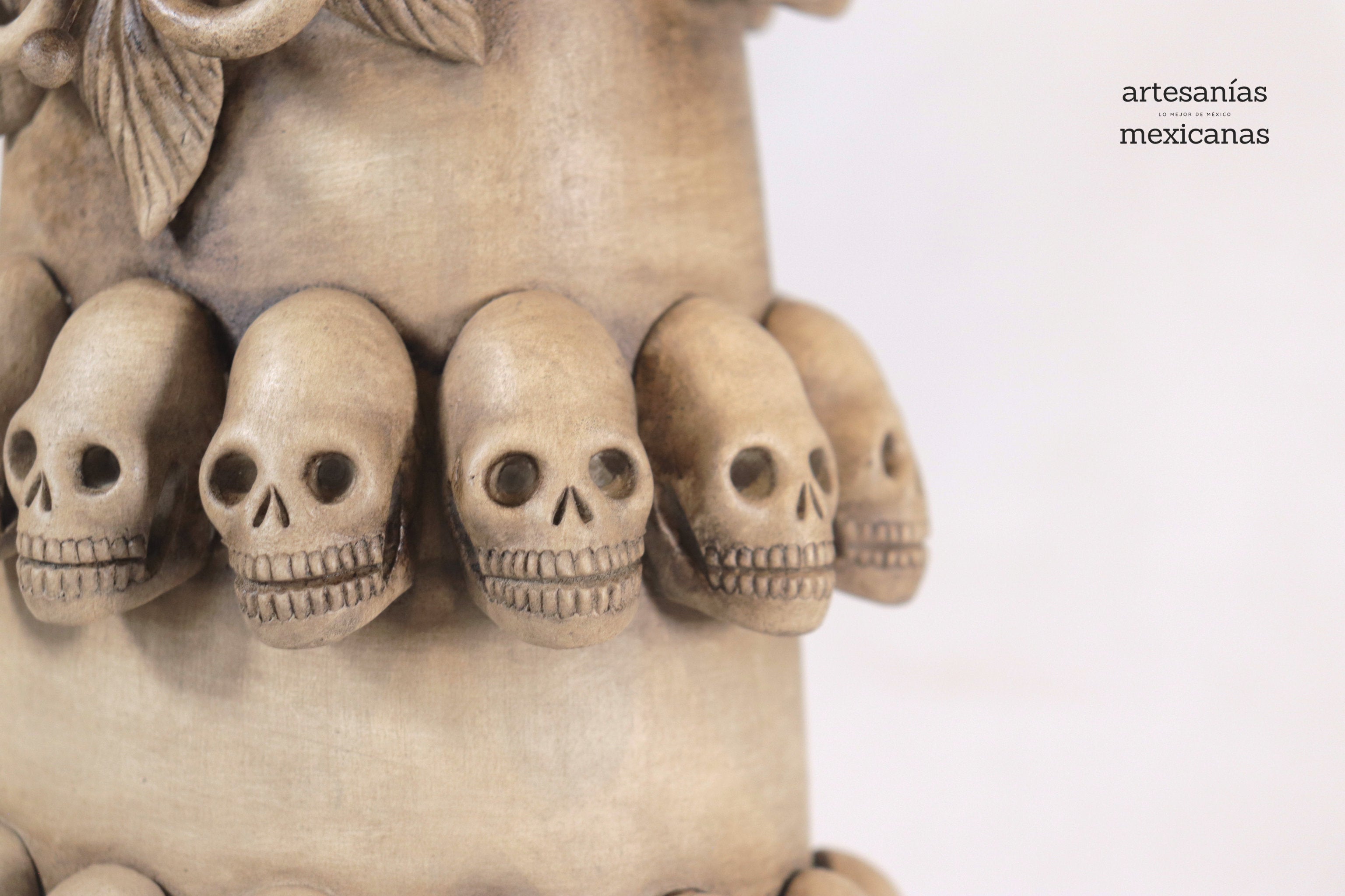 Catrina with calaveritas beige - 26 in. - in. Production Adan