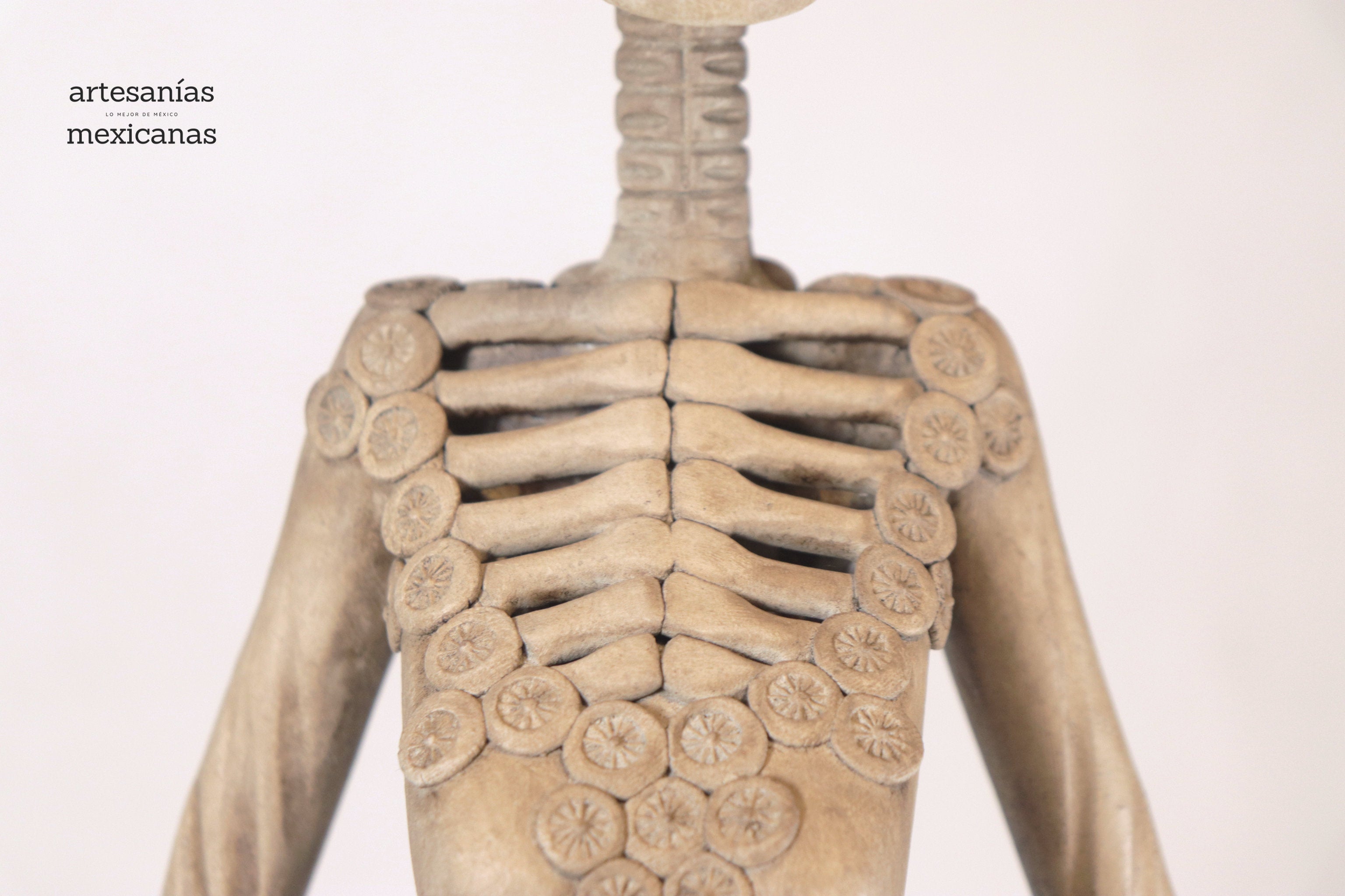 Catrina with calaveritas beige - 26 in. - in. Production Adan
