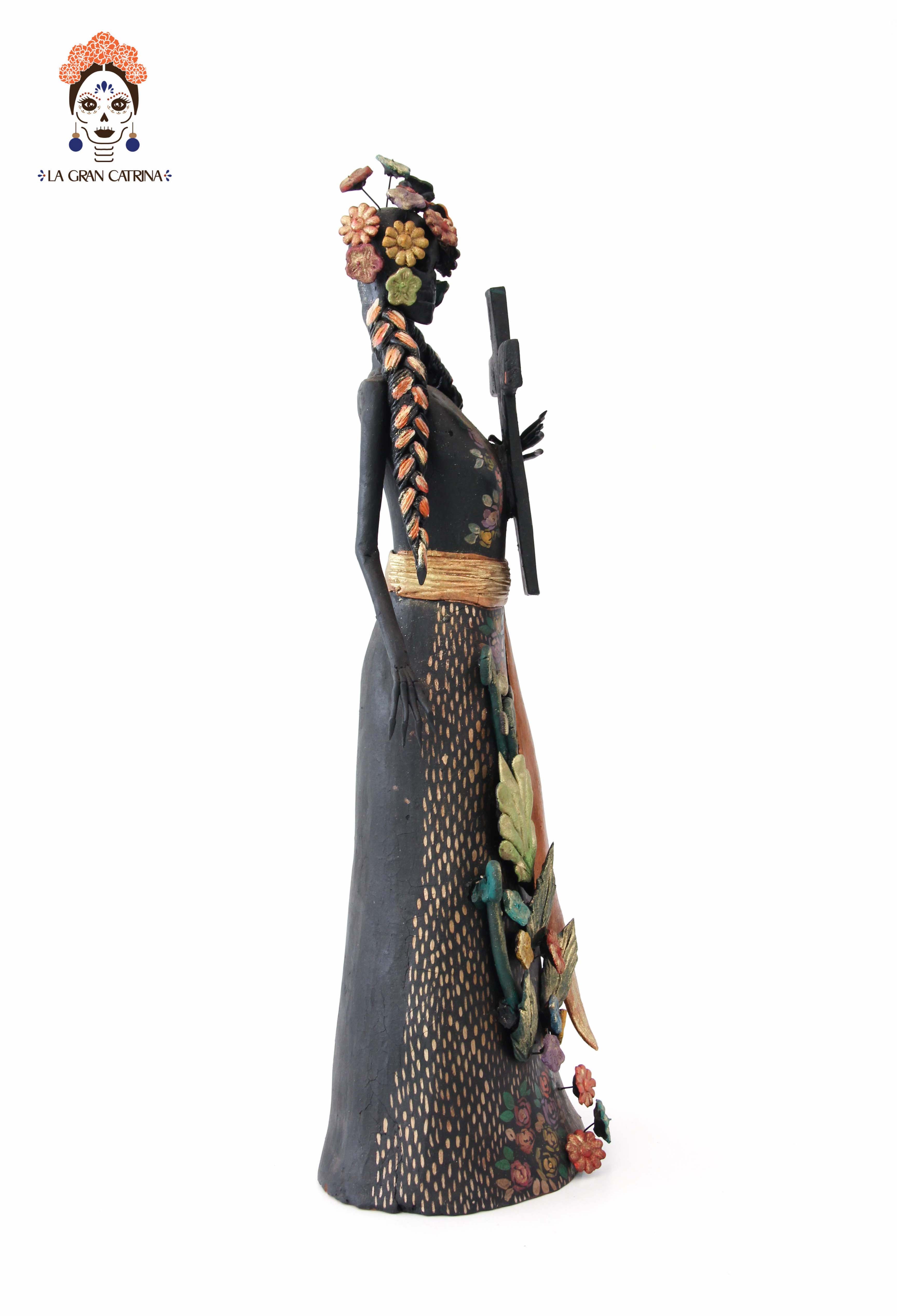 Catrina with la Cross - 20 in. - Made to Order Adan