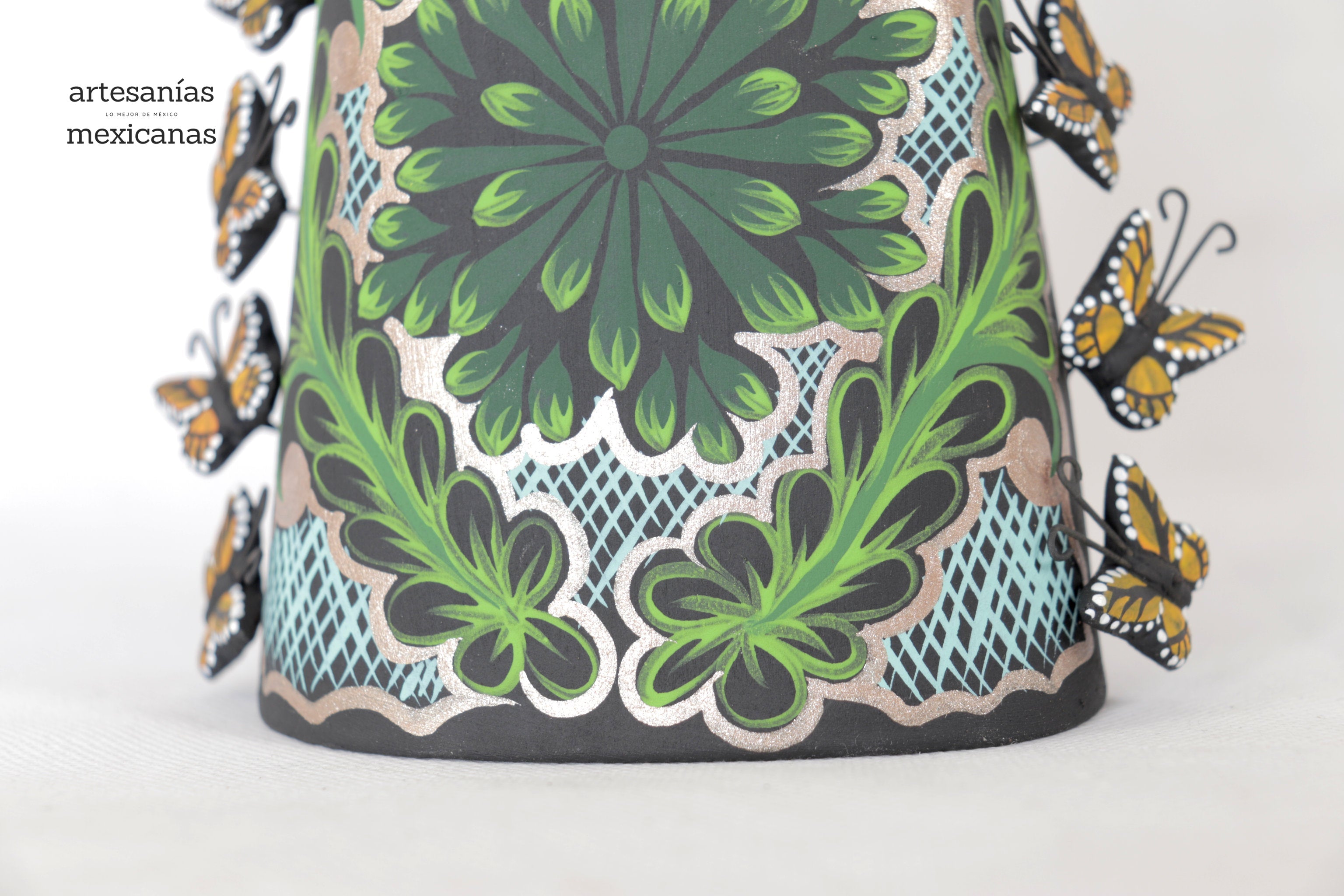 Catrina of butterflies monarcas green - 12 in. Adan