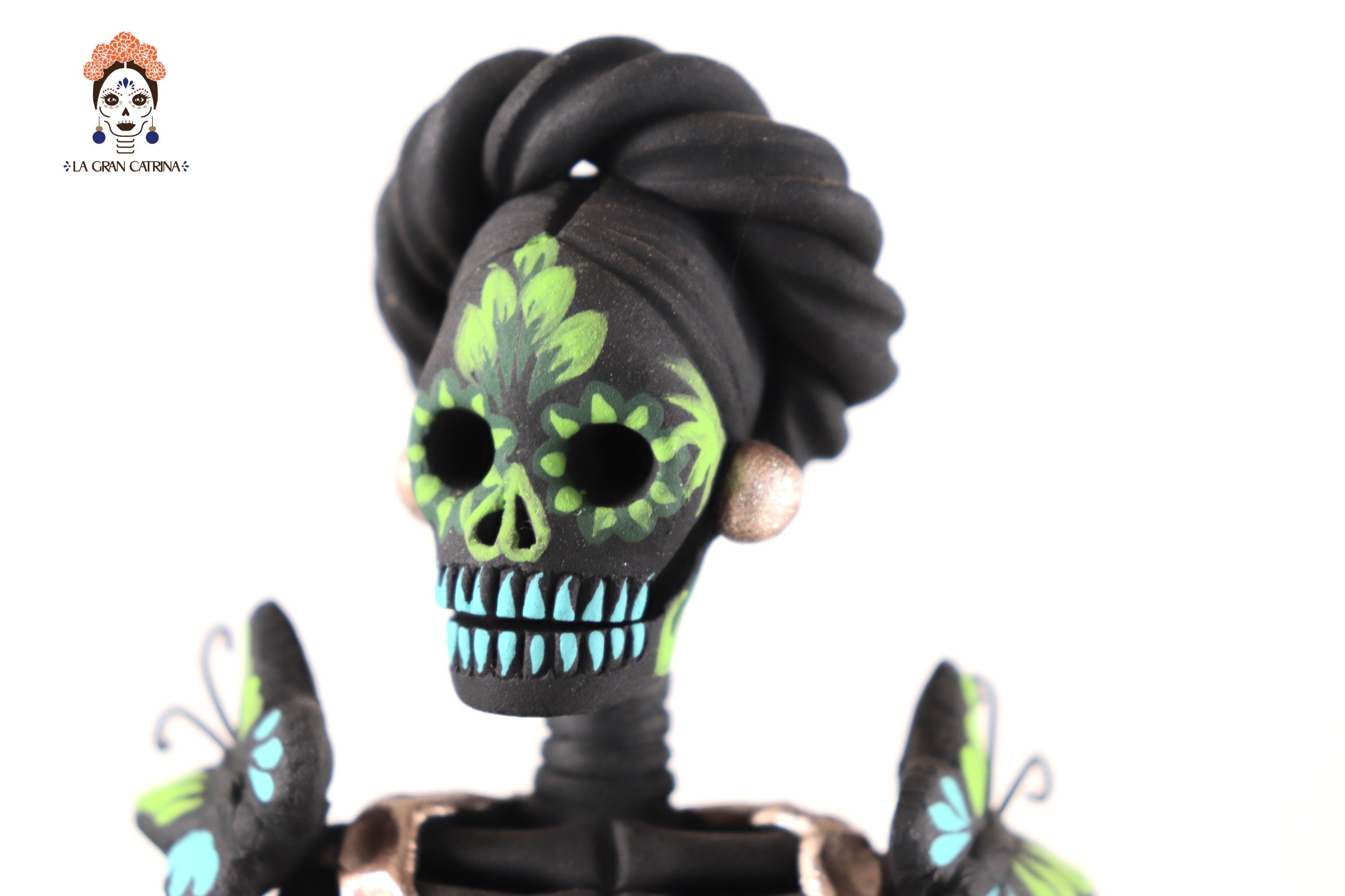 Catrina of butterflies Green - 12 in. Adan