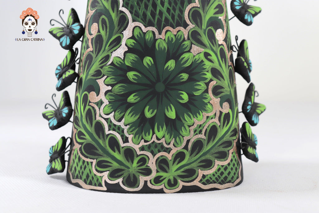 Catrina of butterflies Green - 12 in. Adan