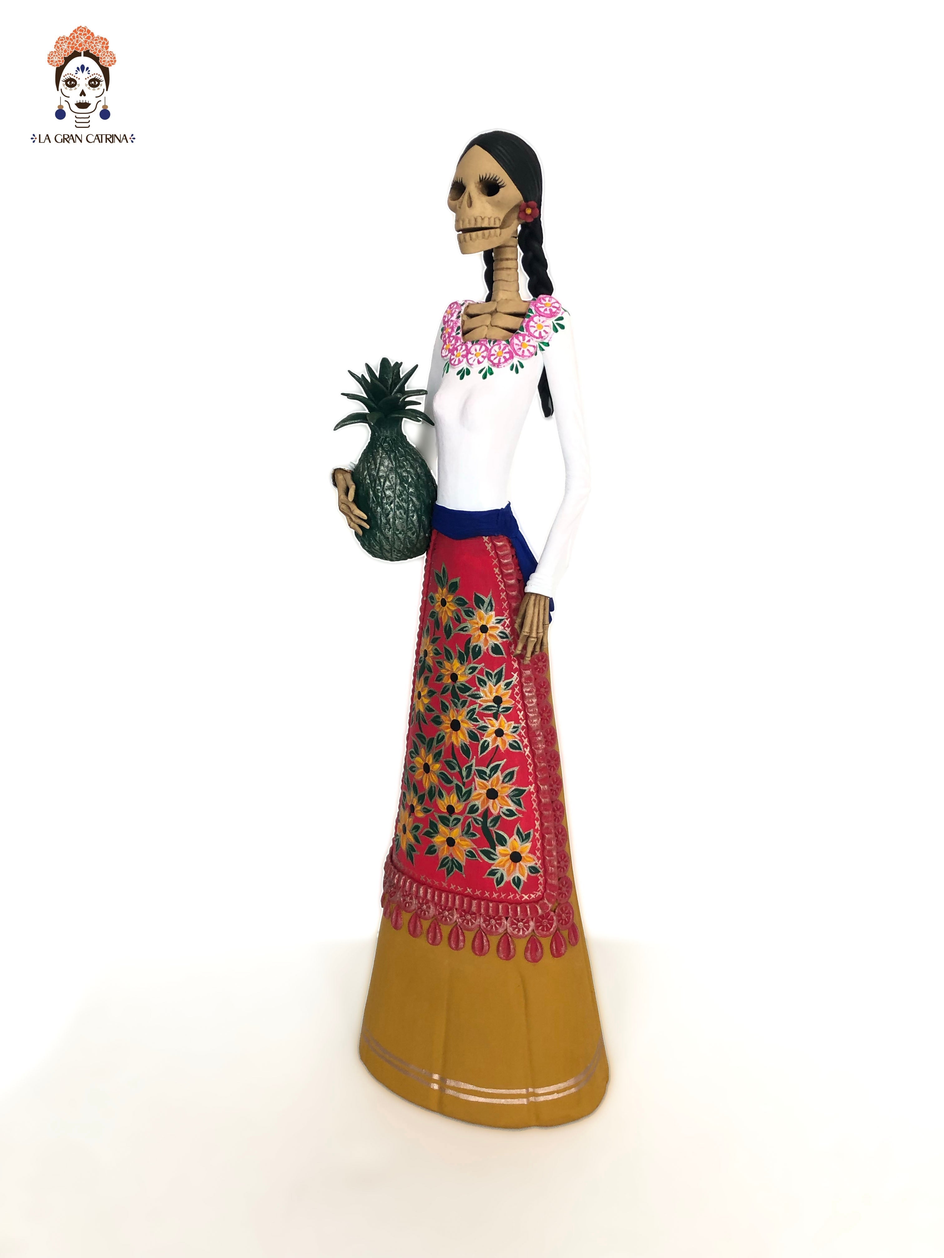 Catrina with Michoacán Pineapple - 20 in. Adan
