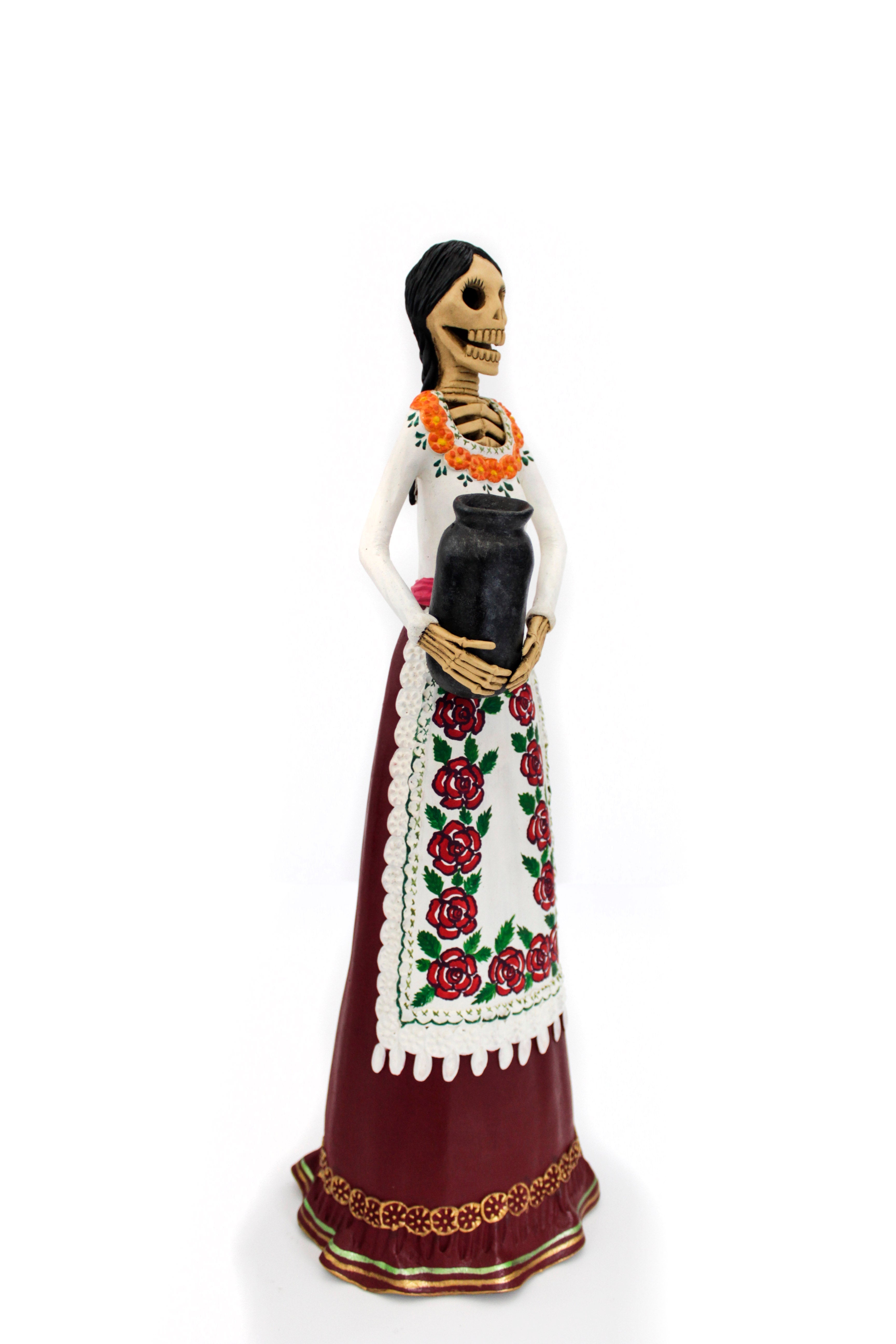 La Catrina del vase - 19 in. Adan