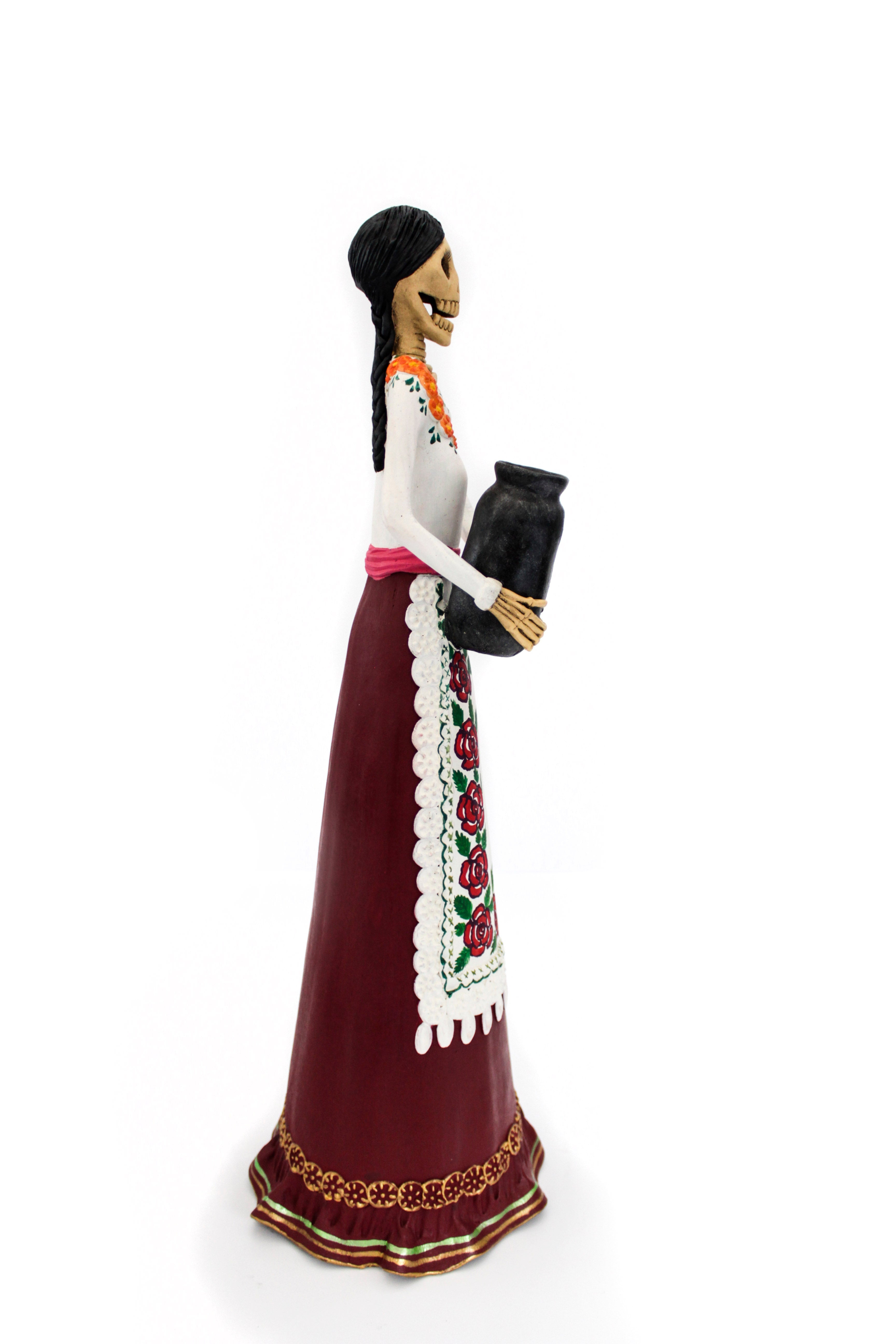 La Catrina del vase - 19 in. Adan