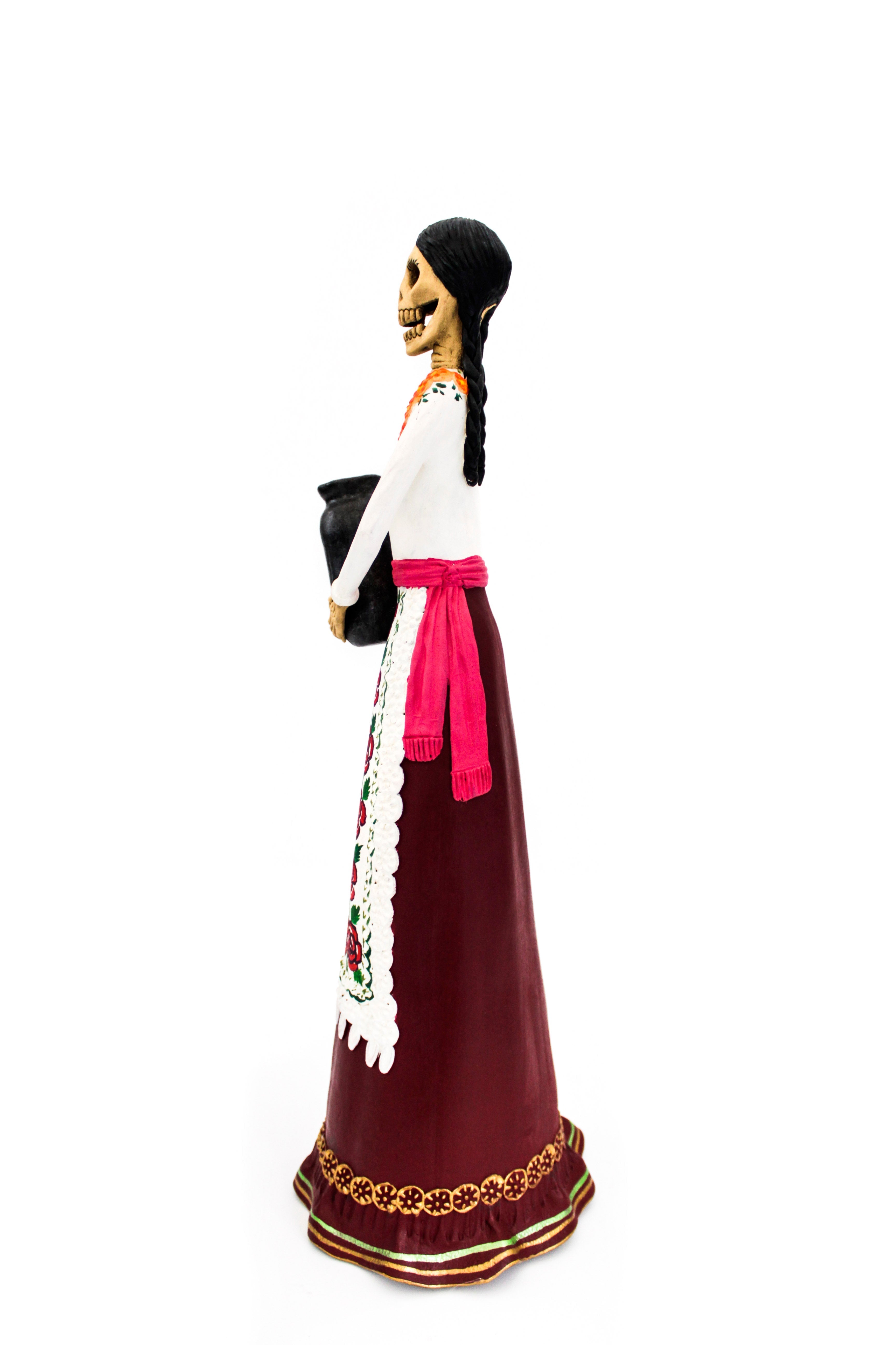 La Catrina del vase - 19 in. Adan