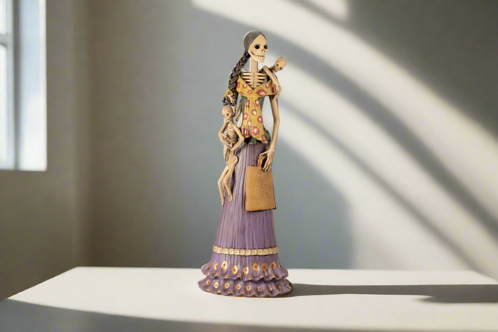 Catrina Mamá with Dos Bebés - 20 in. - Made to Order Adan