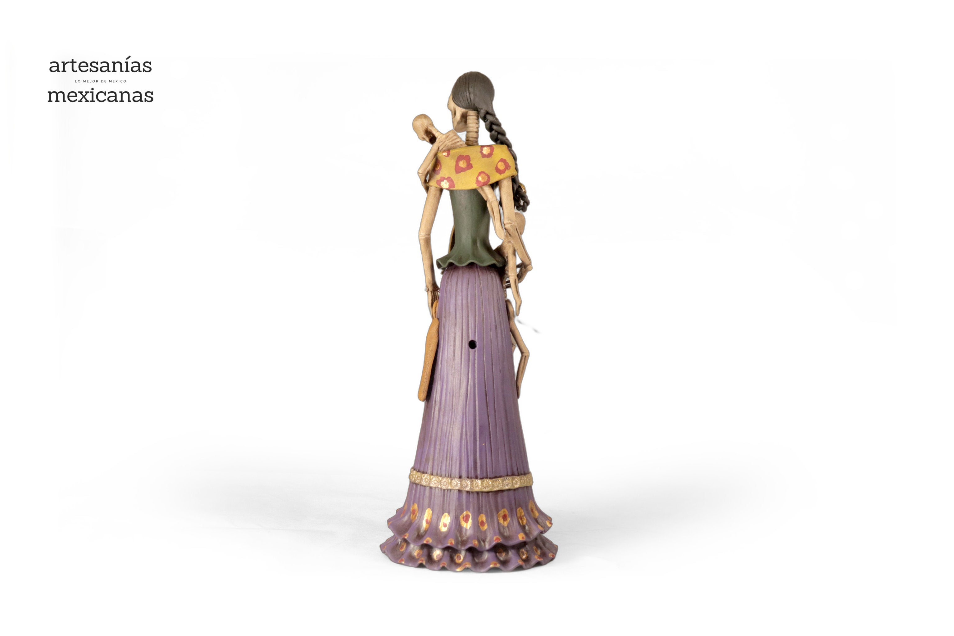 Catrina Mamá with Dos Bebés - 20 in. - Made to Order Adan