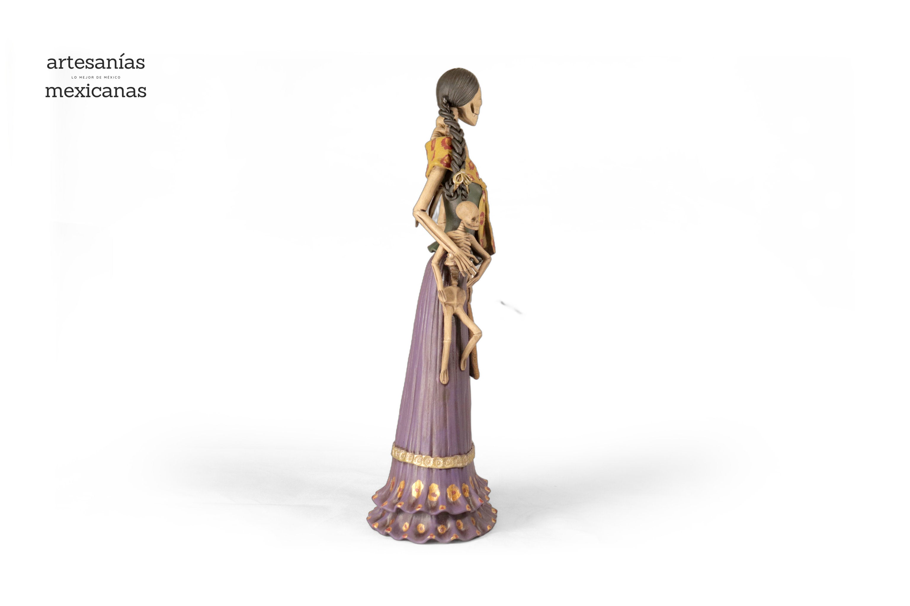 Catrina Mamá with Dos Bebés - 20 in. - Made to Order Adan