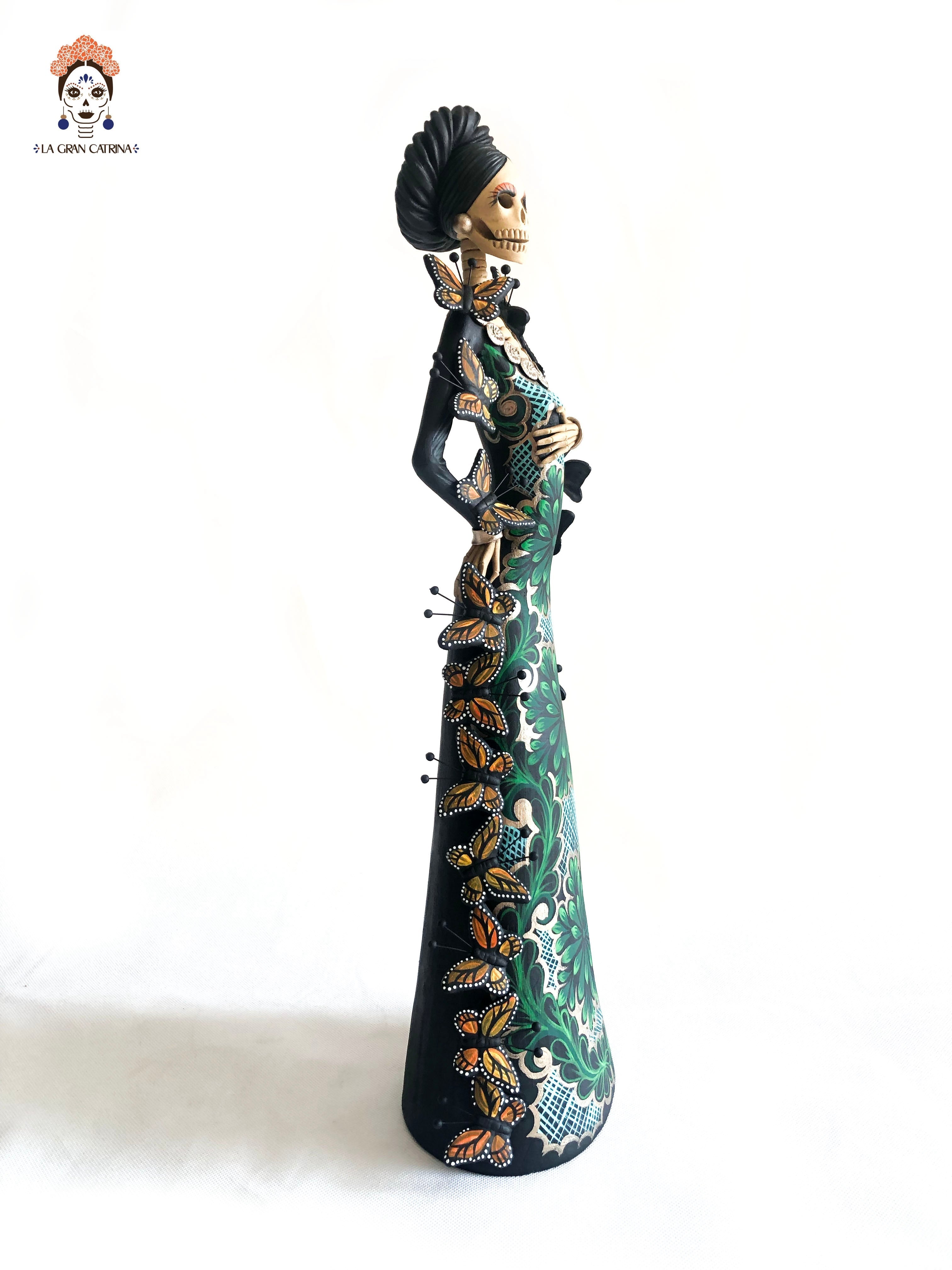 Catrina monarca Green - 20 in. - in. Production Adan
