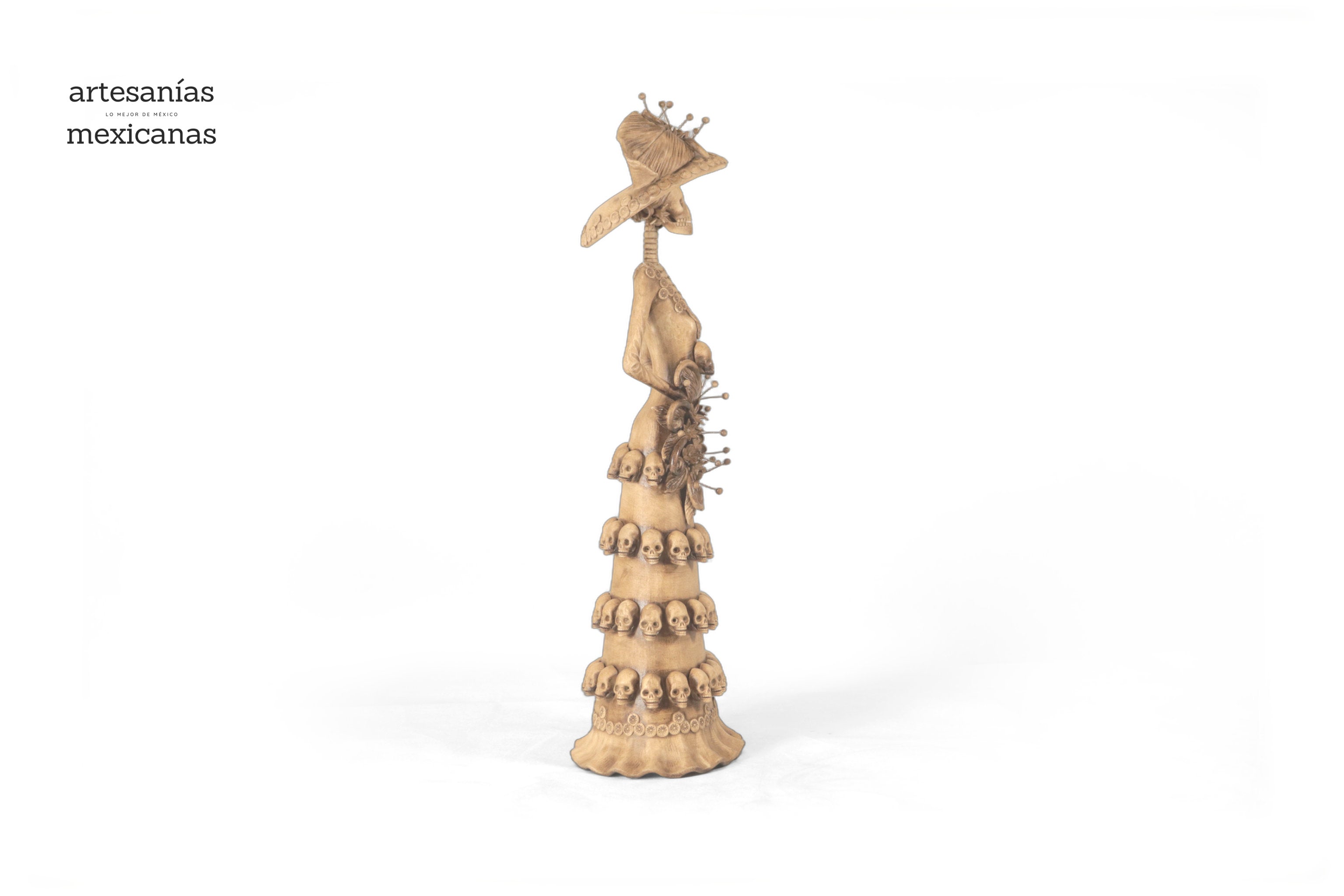 Catrina with Calaveritas Beige - 20 in. - in. Production Adan