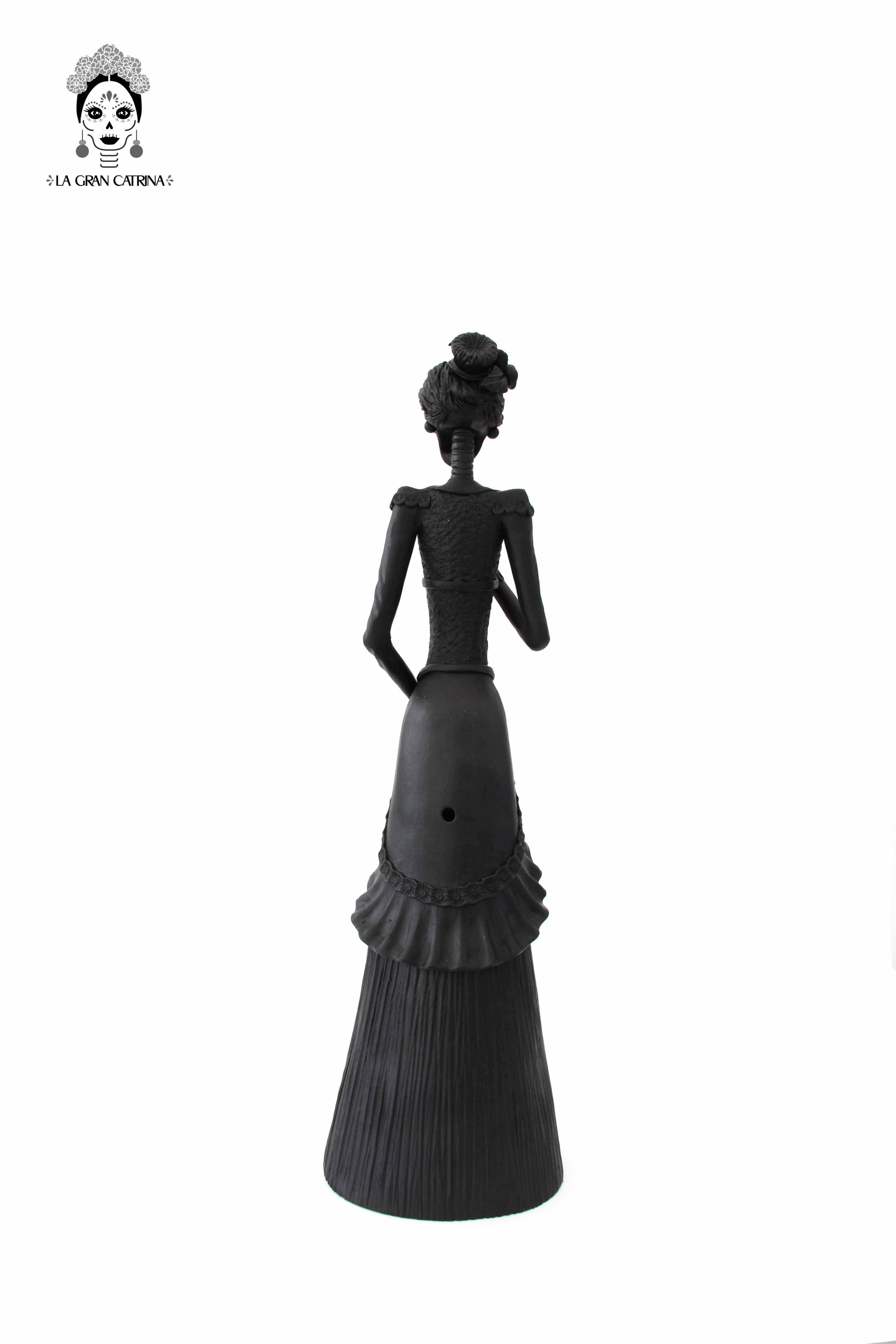Catrina black siglo XVI - 20 in. - Made to Order Adan