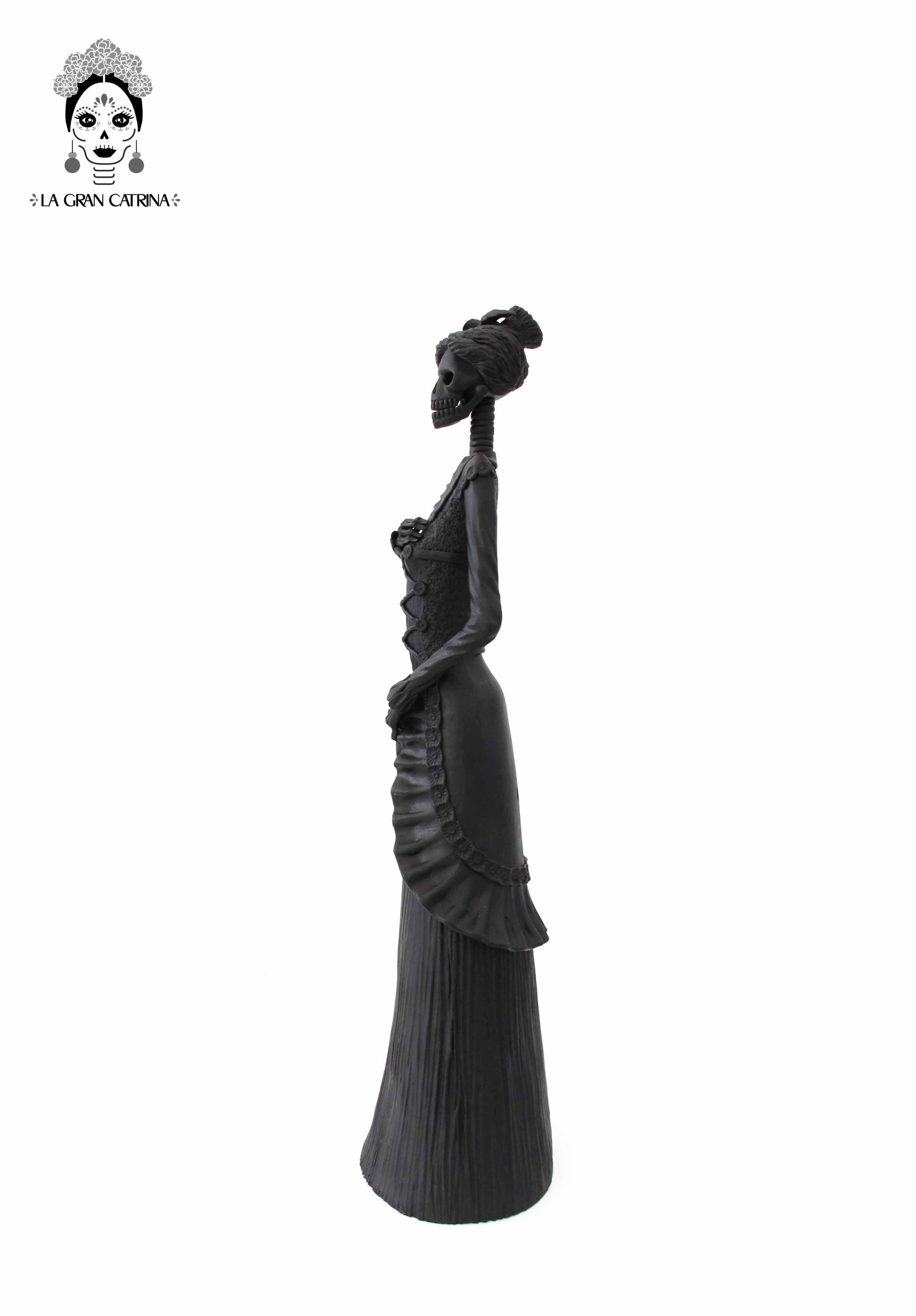 Catrina black siglo XVI - 20 in. - Made to Order Adan