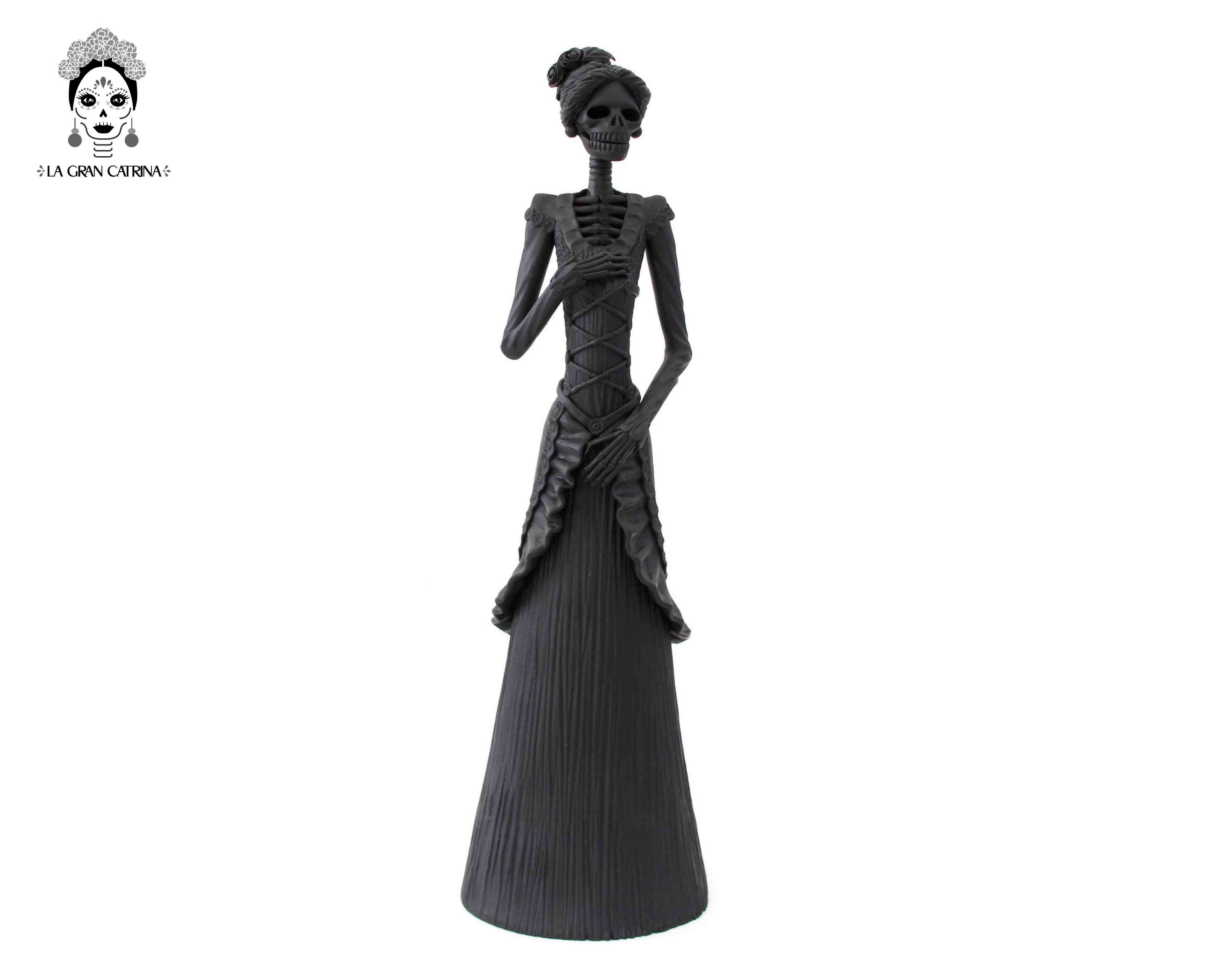 Catrina black siglo XVI - 20 in. - Made to Order Adan