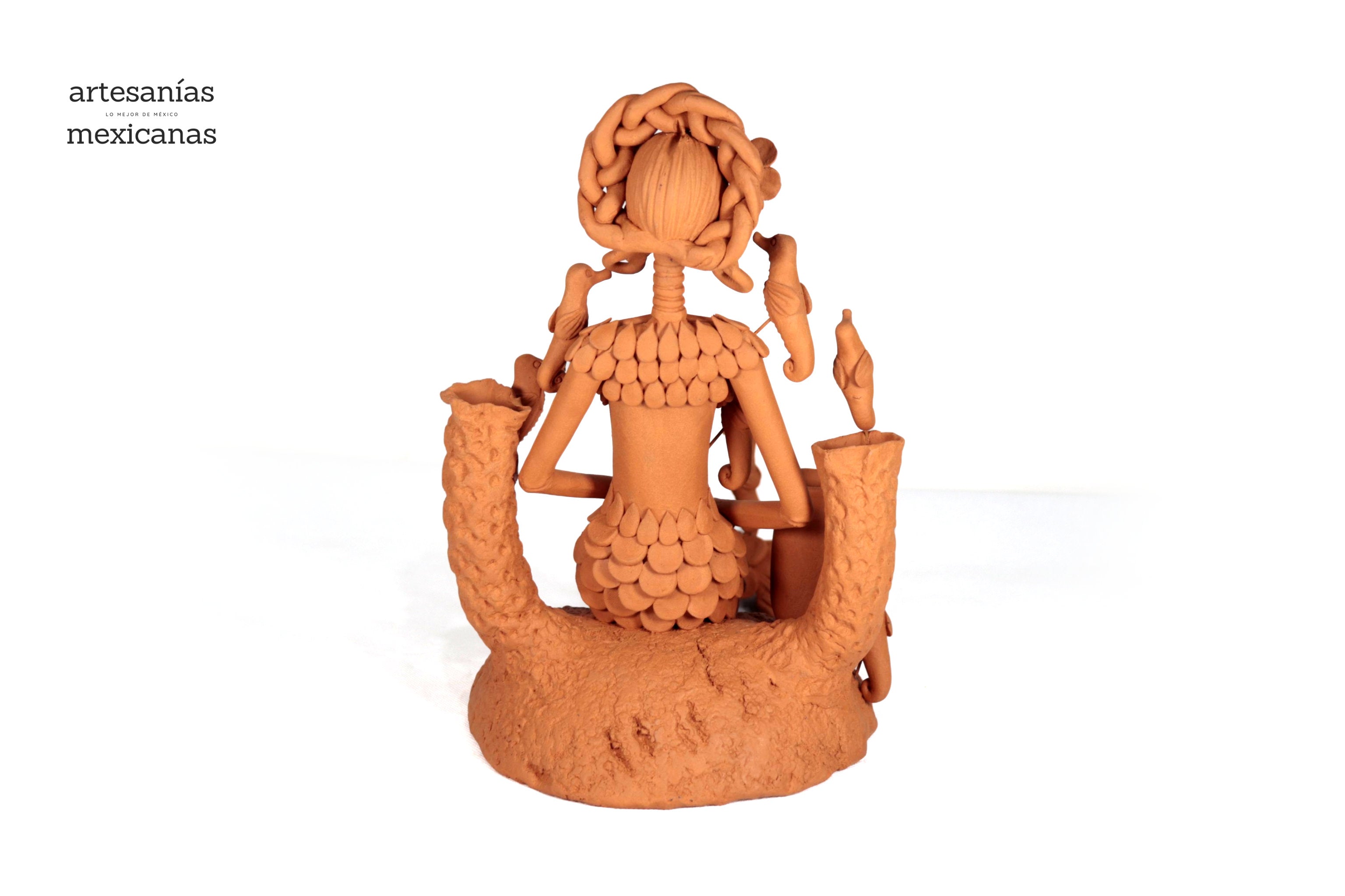 Catrina Sirena Clay - 12.2 in. Adan