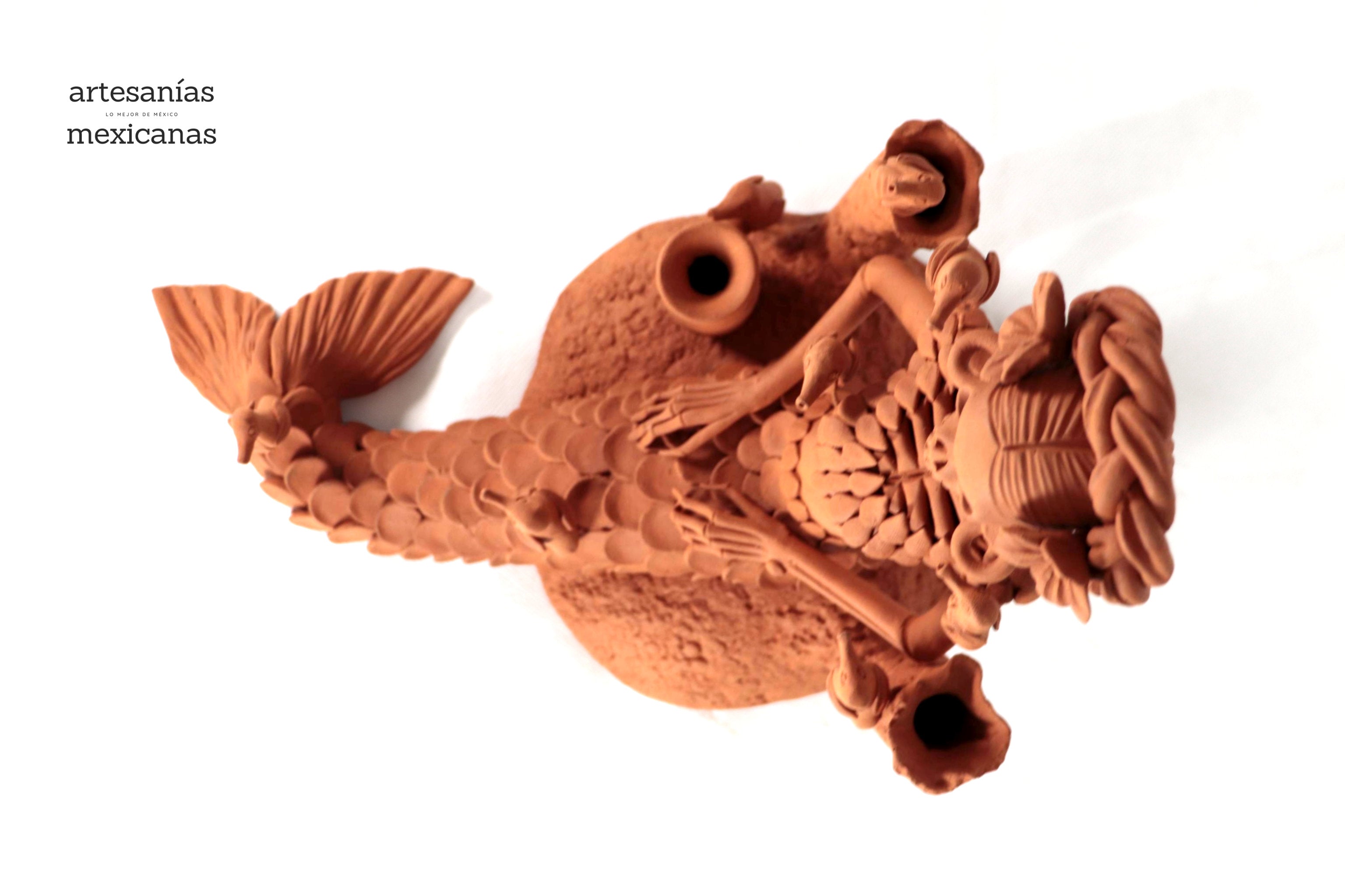 Catrina Sirena Clay - 12.2 in. Adan