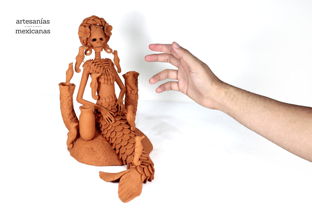 Catrina Sirena Clay - 12.2 in. Adan