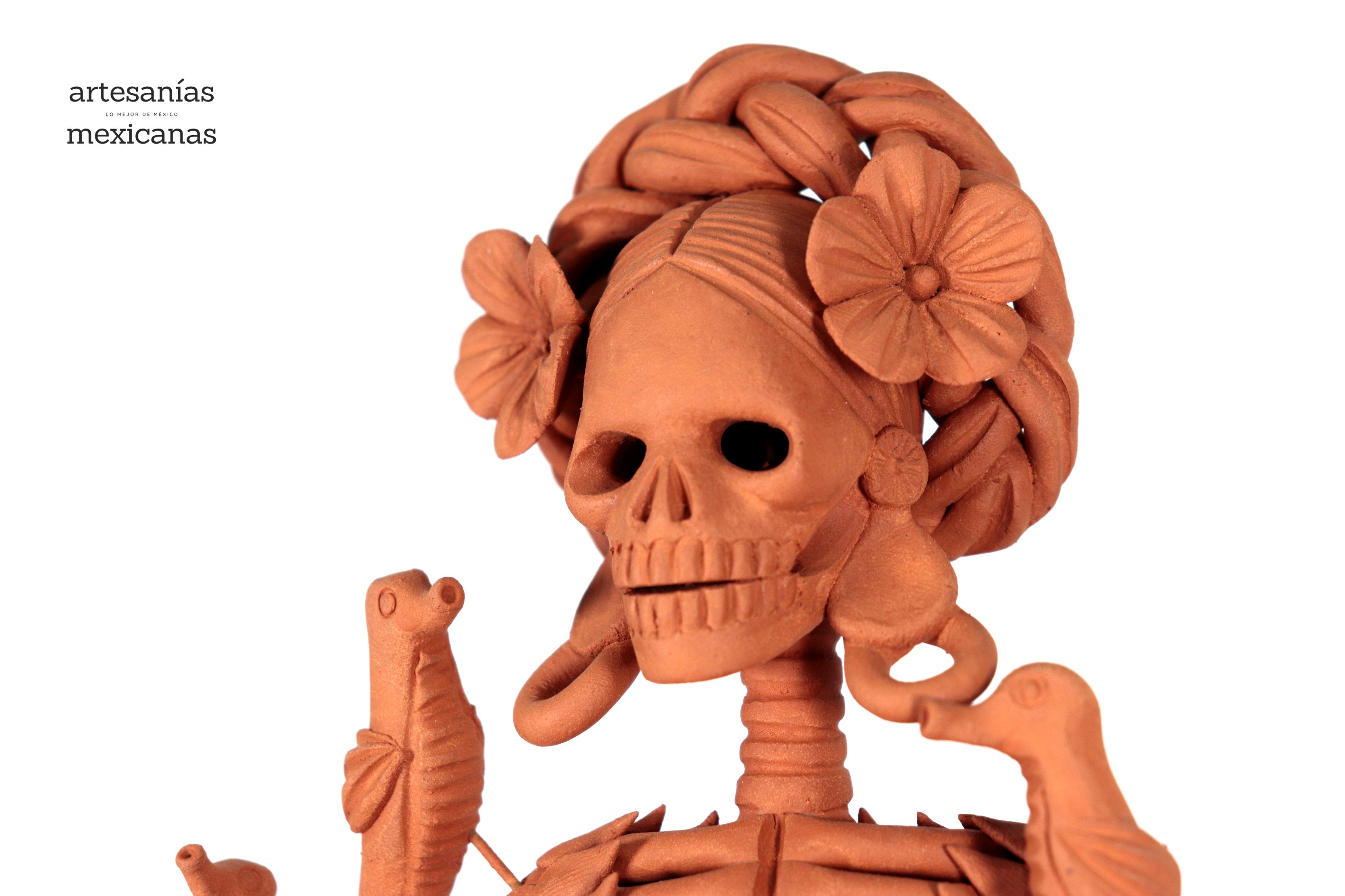 Catrina Sirena Clay - 12.2 in. Adan