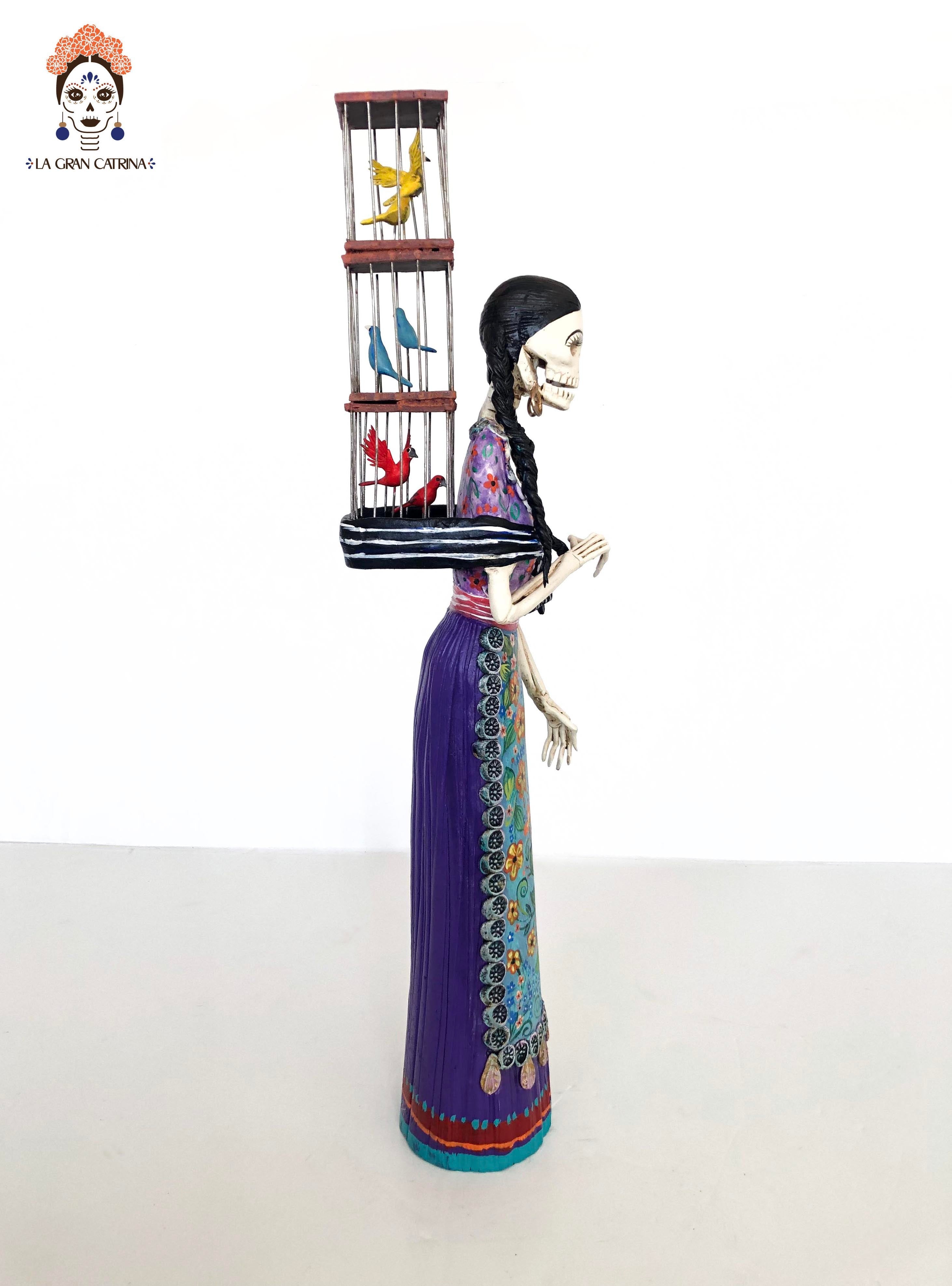 Catrina Pajarera and Catrín Gallero - 20 in. Miguel de la Cruz