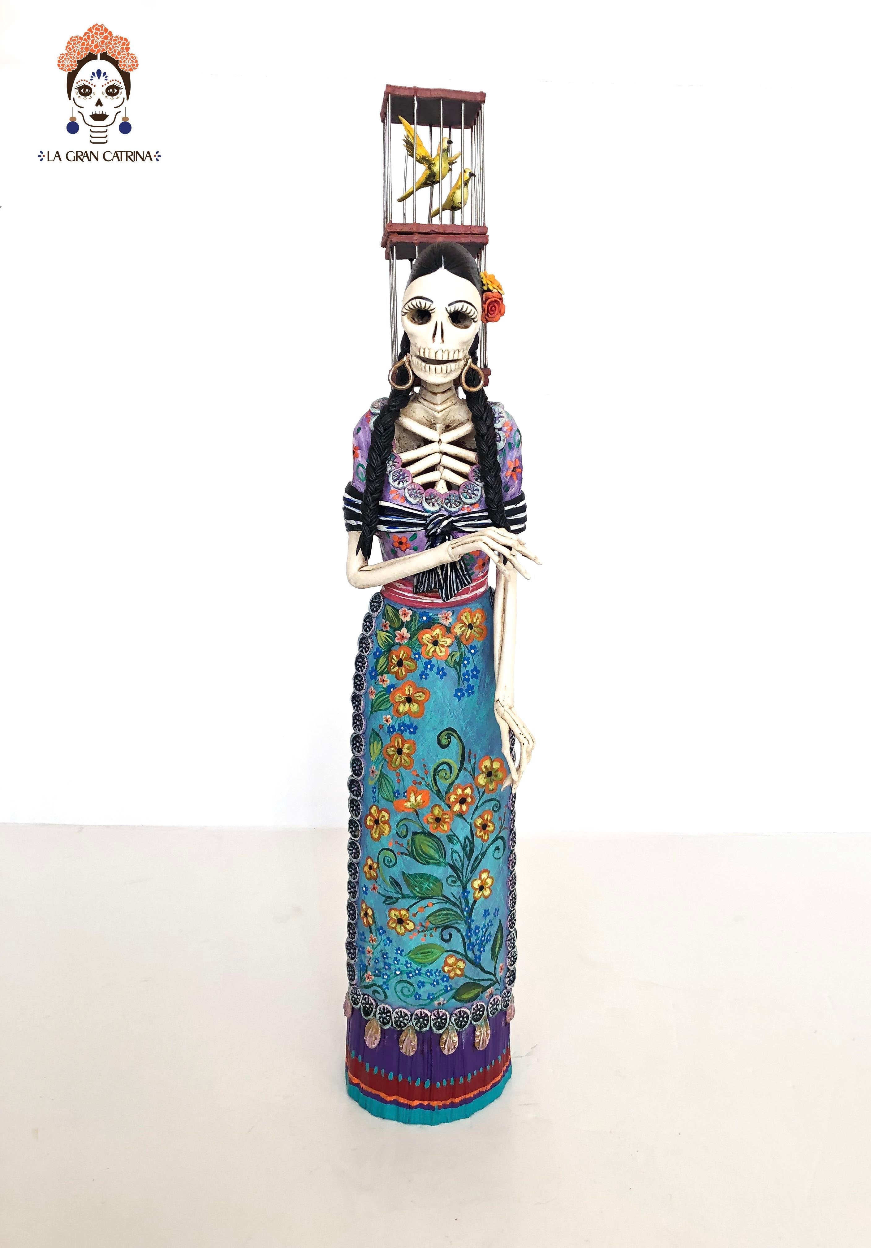 Catrina Pajarera and Catrín Gallero - 20 in. Miguel de la Cruz